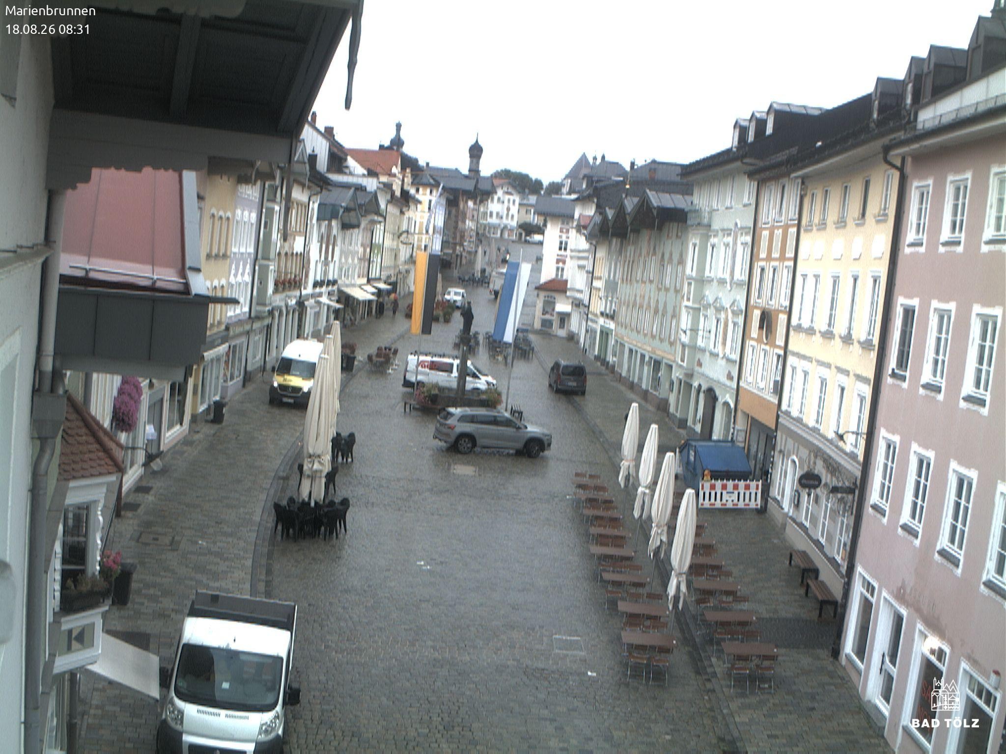 Archived image Webcam Marienbrunnen - Bad Tölz