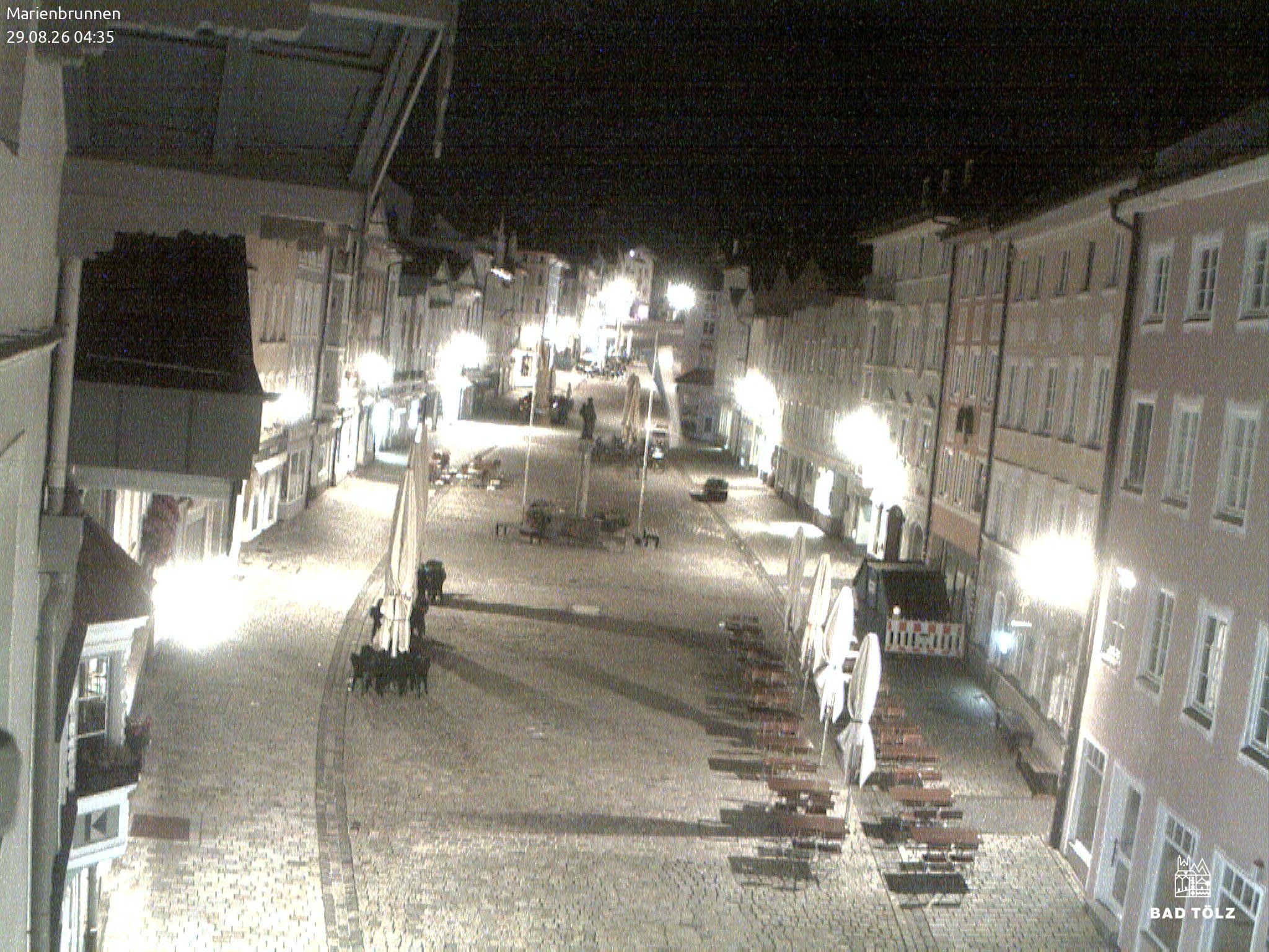 Archived image Webcam Marienbrunnen - Bad Tölz