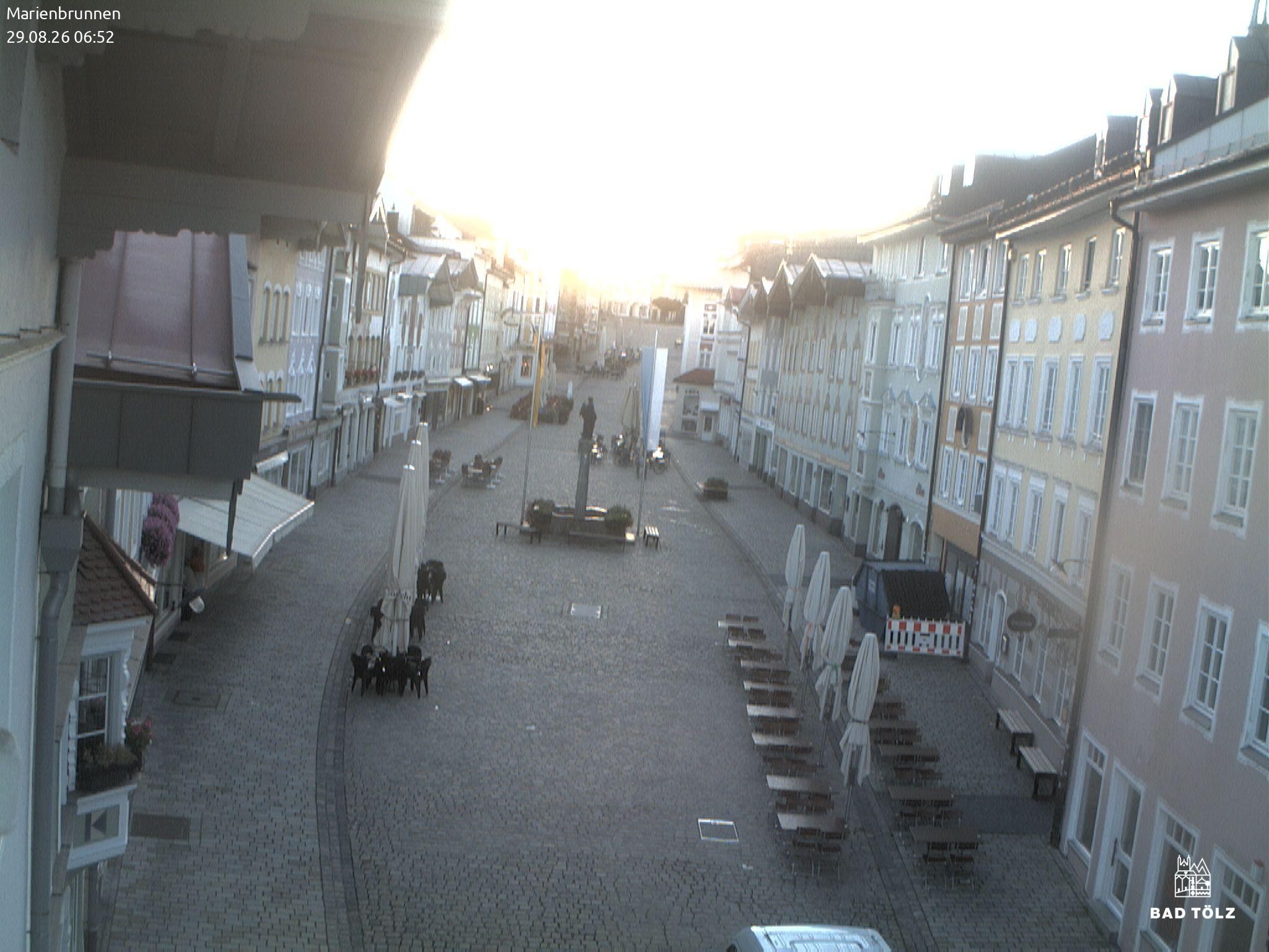Archived image Webcam Marienbrunnen - Bad Tölz