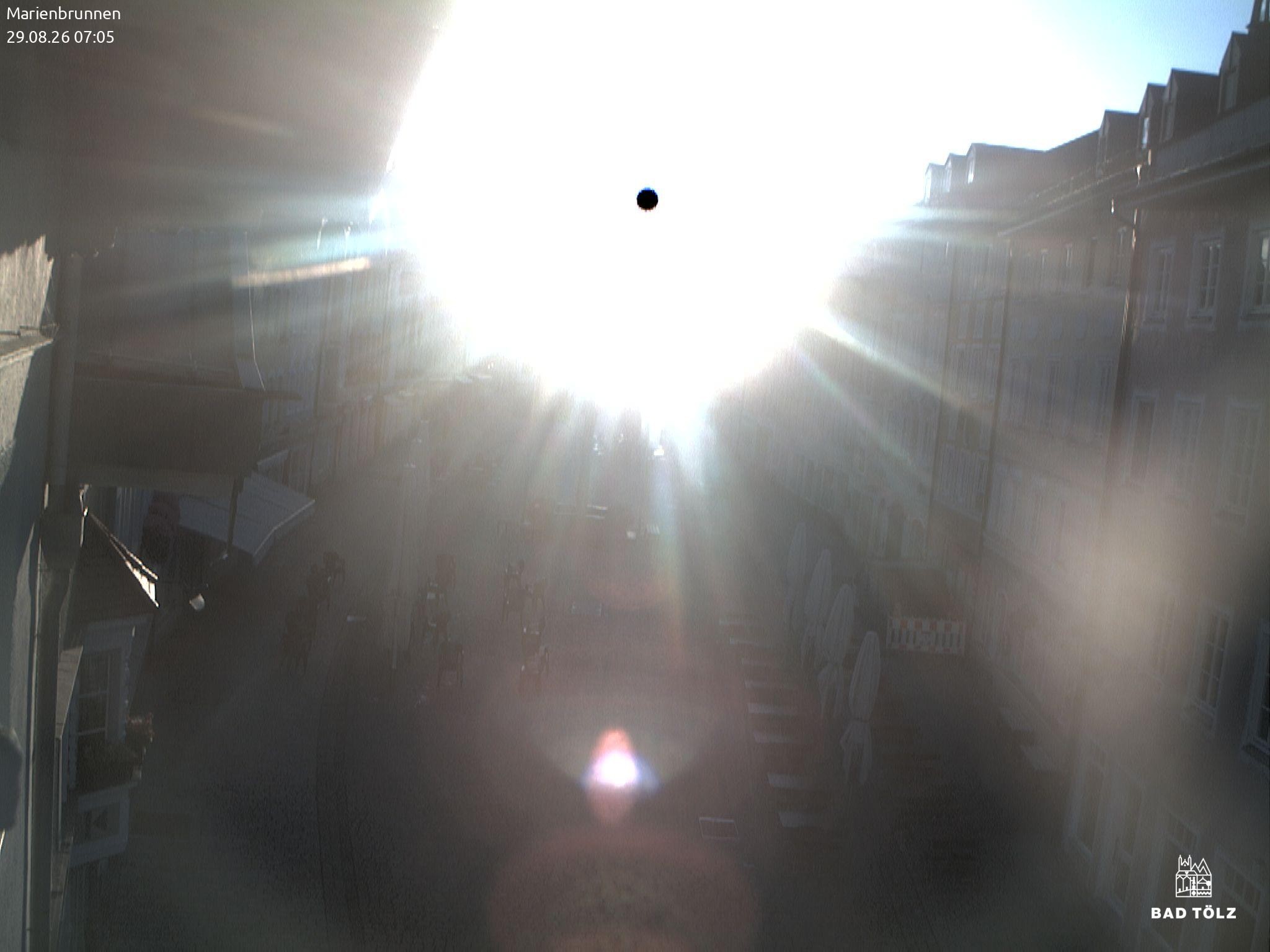 Archived image Webcam Marienbrunnen - Bad Tölz