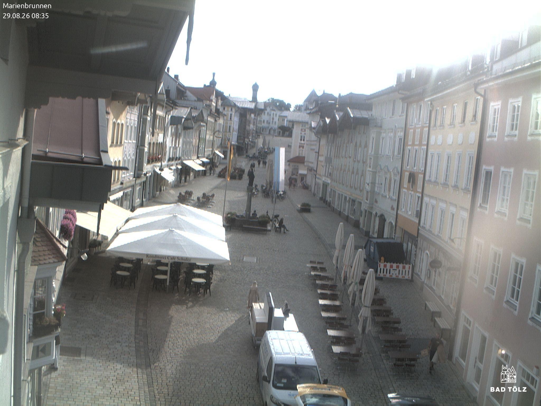 Archived image Webcam Marienbrunnen - Bad Tölz