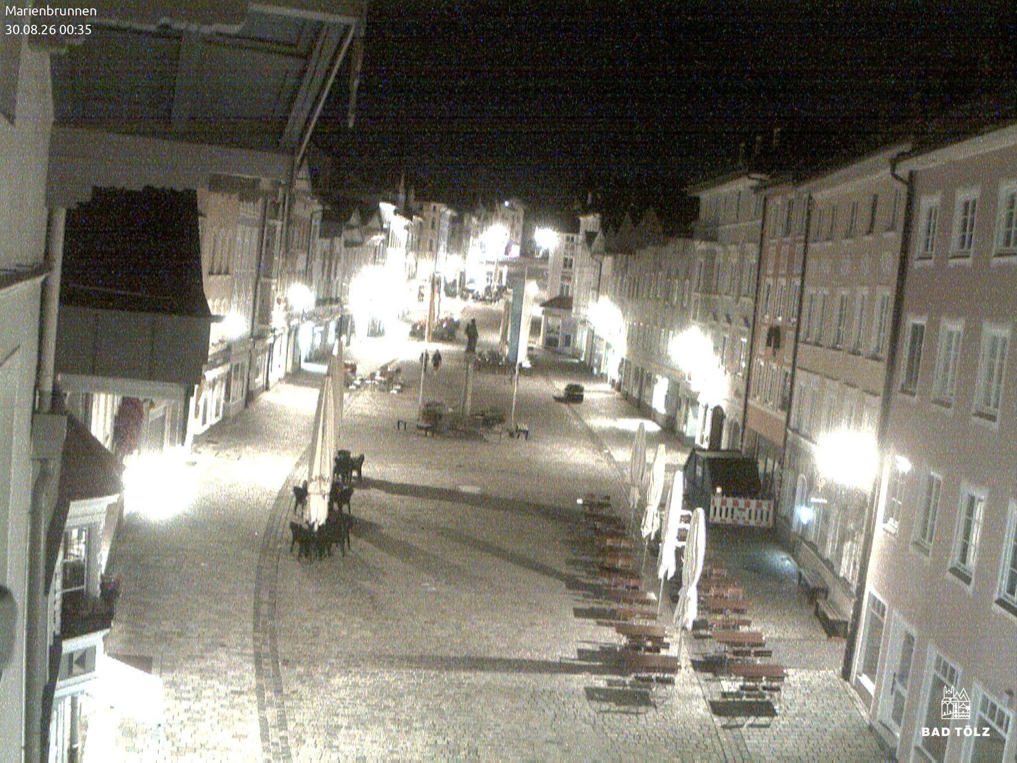 Archiv Foto Webcam Blick auf den Marienbrunnen Bad Tölz
