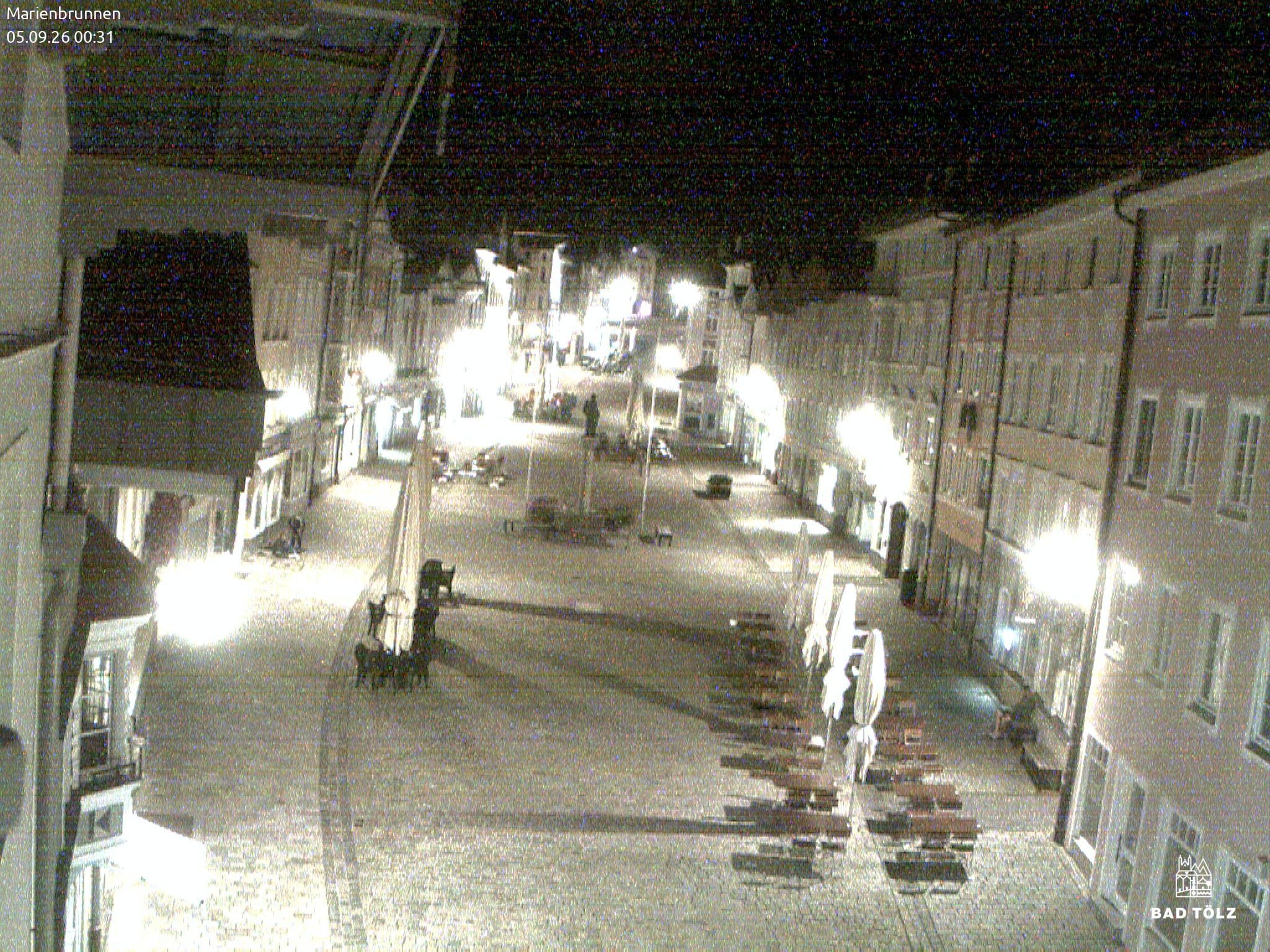 Archiv Foto Webcam Blick auf den Marienbrunnen Bad Tölz