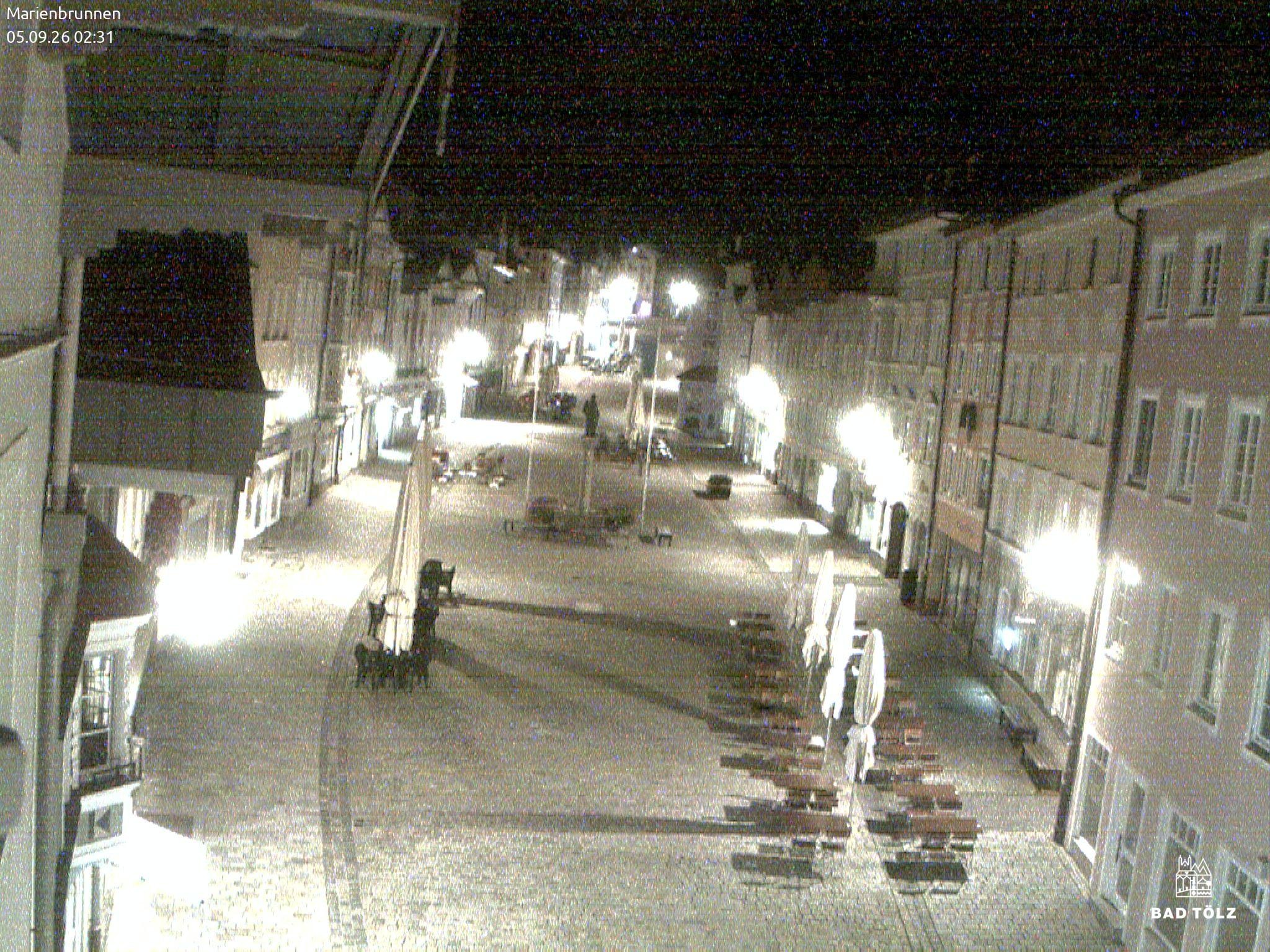 Archiv Foto Webcam Blick auf den Marienbrunnen Bad Tölz