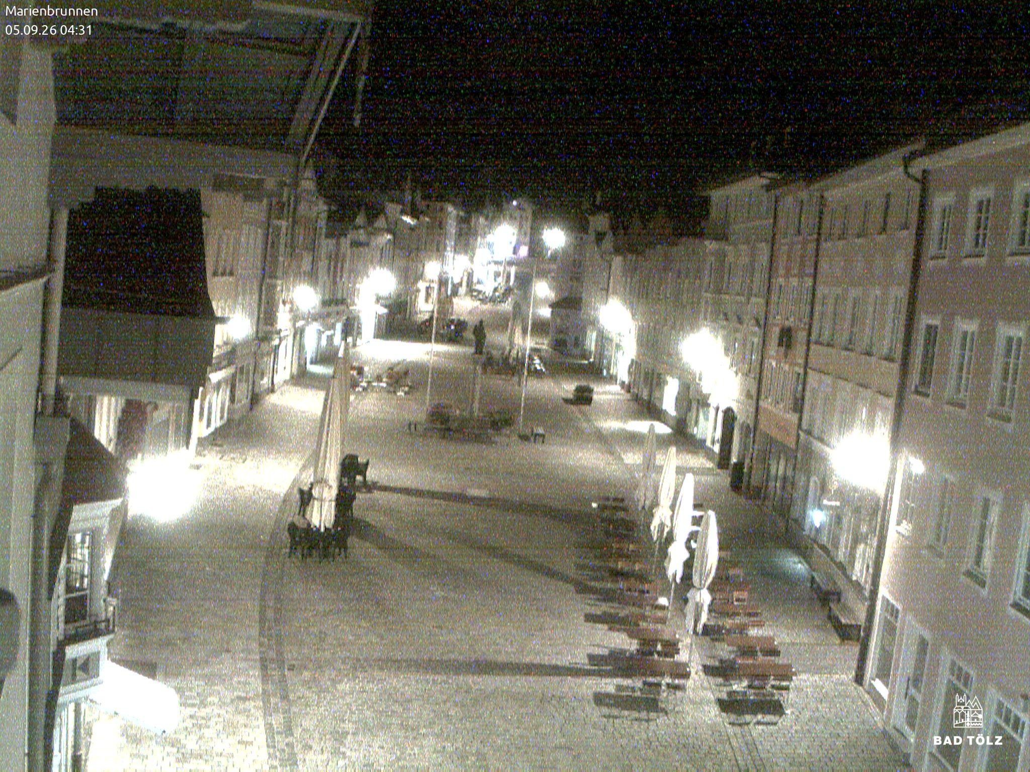 Archiv Foto Webcam Blick auf den Marienbrunnen Bad Tölz