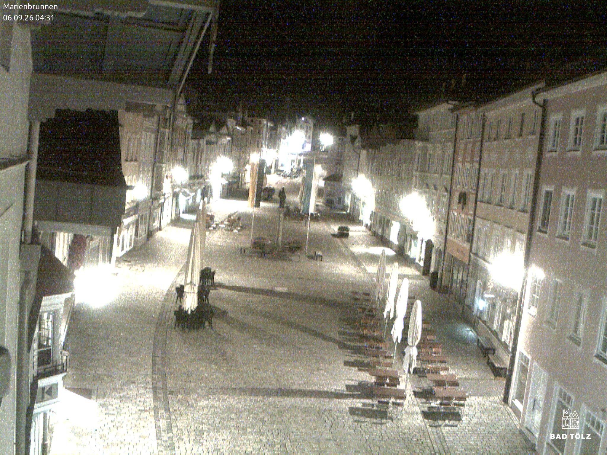 Archived image Webcam Marienbrunnen - Bad Tölz