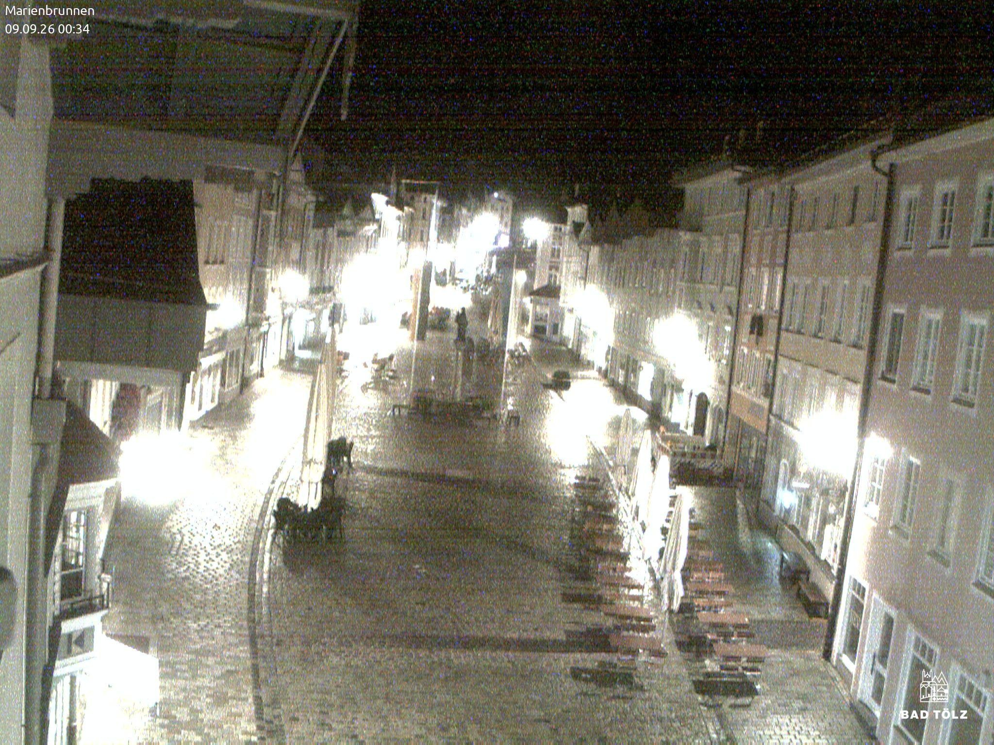 Archiv Foto Webcam Blick auf den Marienbrunnen Bad Tölz