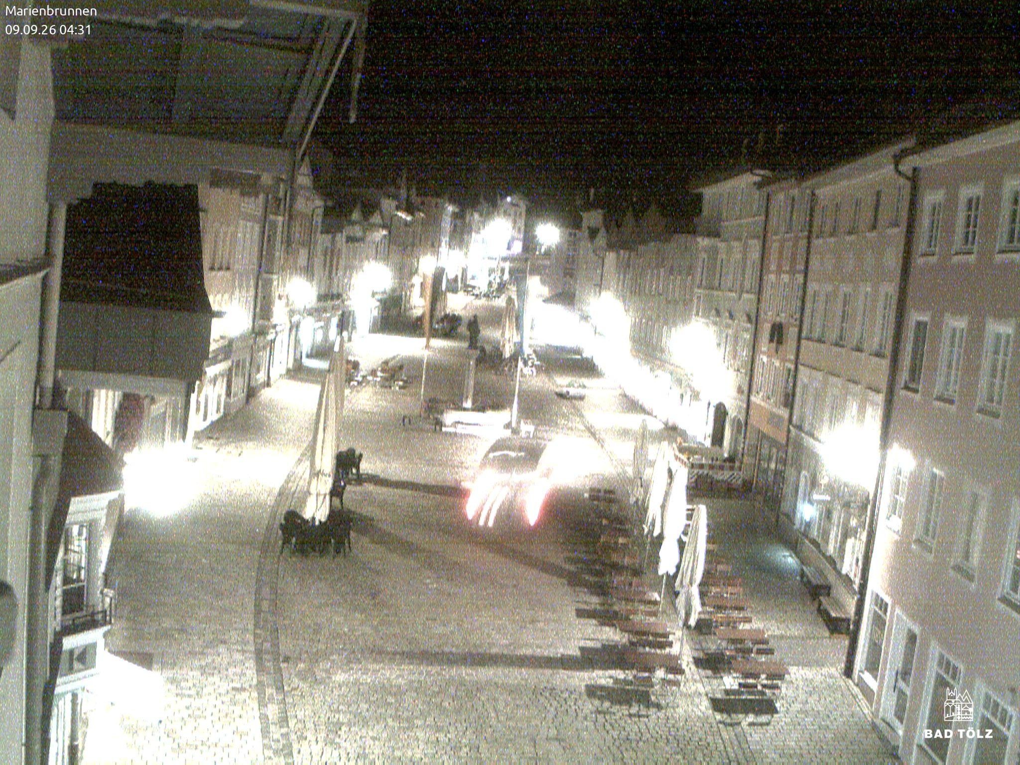 Archiv Foto Webcam Blick auf den Marienbrunnen Bad Tölz