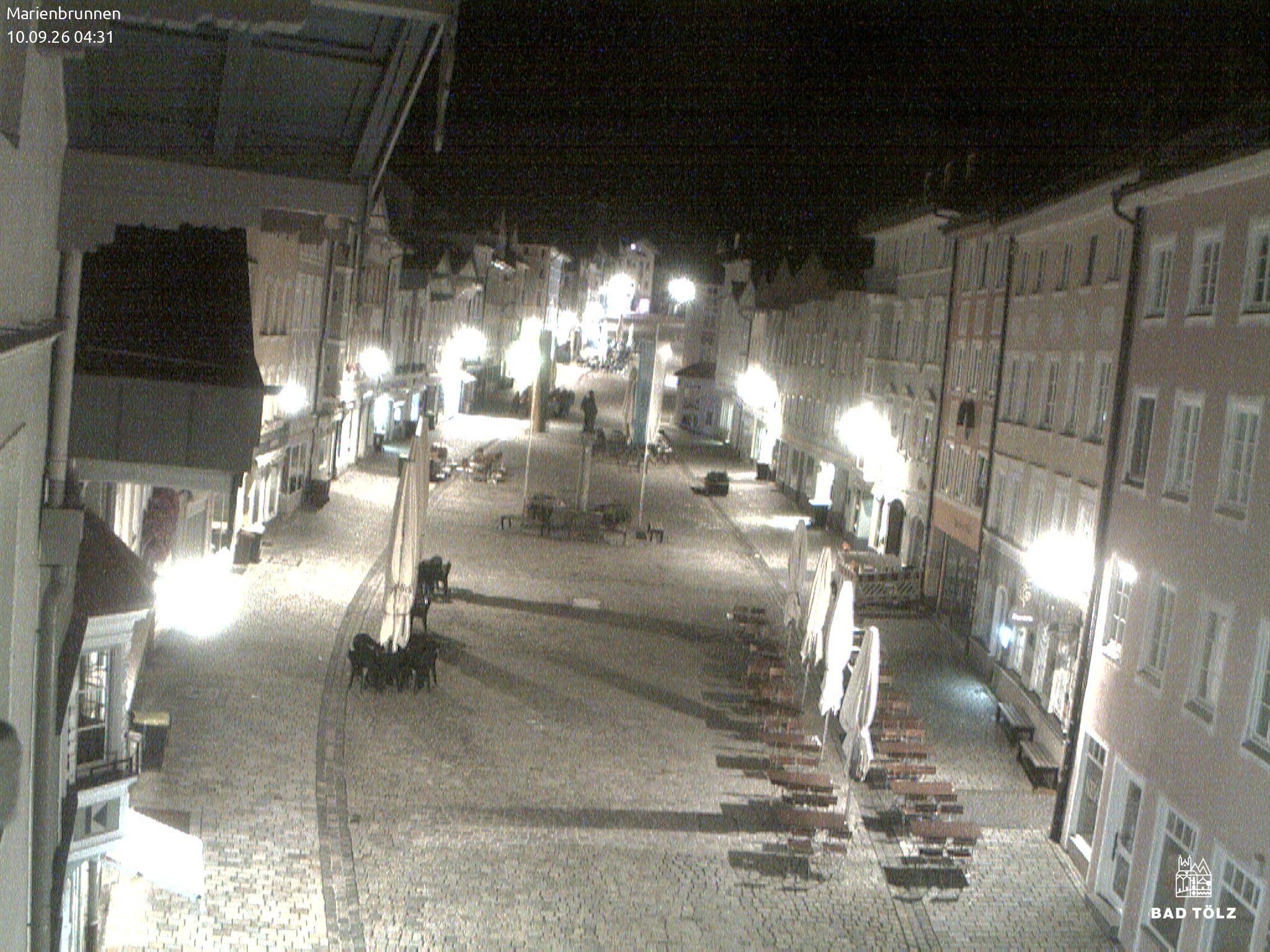Archived image Webcam Marienbrunnen - Bad Tölz