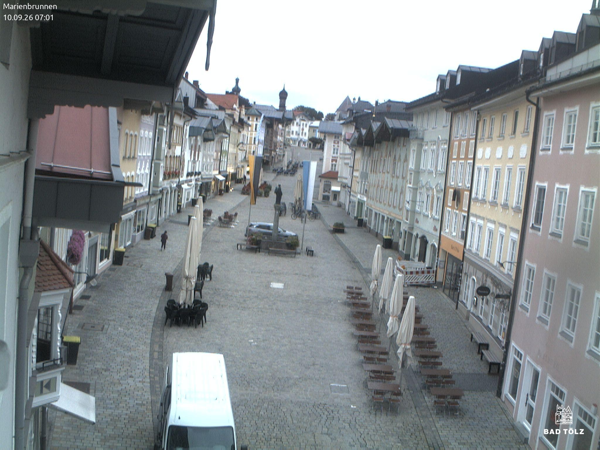 Archived image Webcam Marienbrunnen - Bad Tölz
