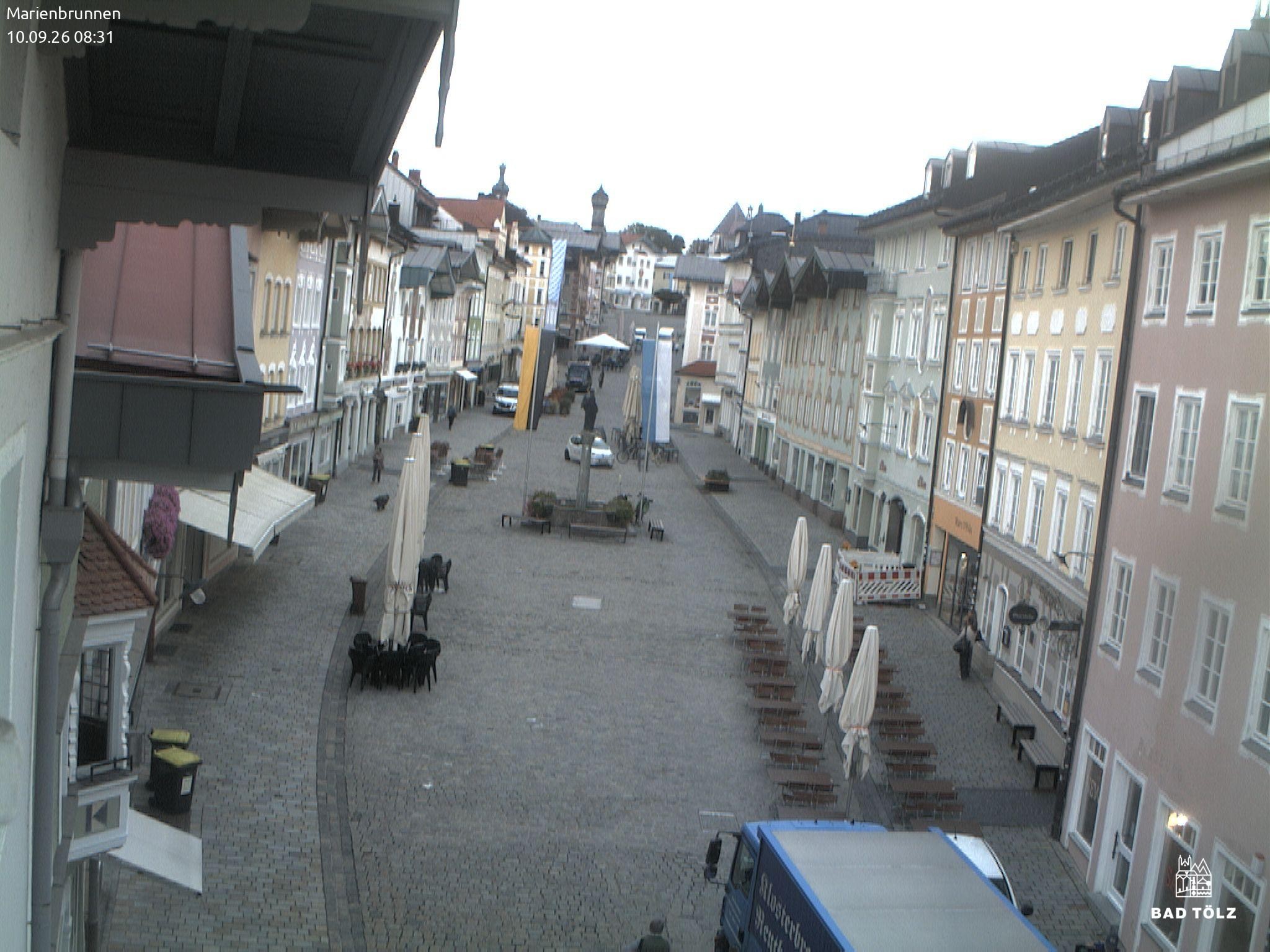 Archived image Webcam Marienbrunnen - Bad Tölz