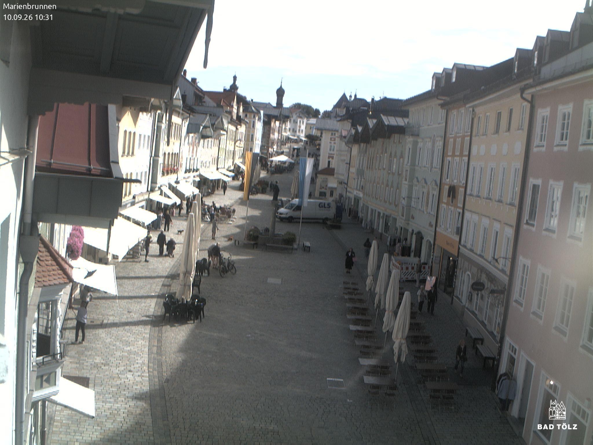 Archived image Webcam Marienbrunnen - Bad Tölz