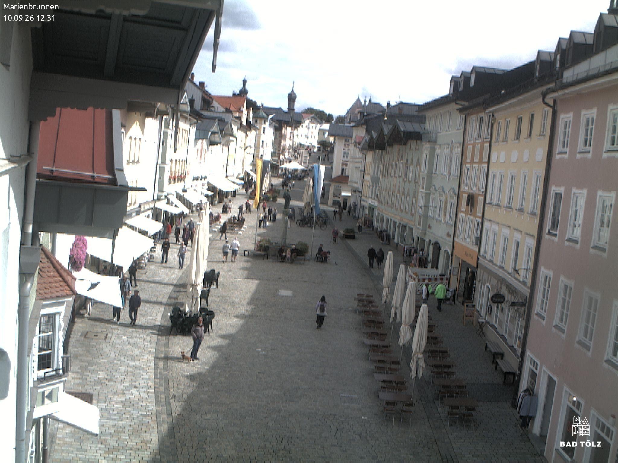 Archived image Webcam Marienbrunnen - Bad Tölz