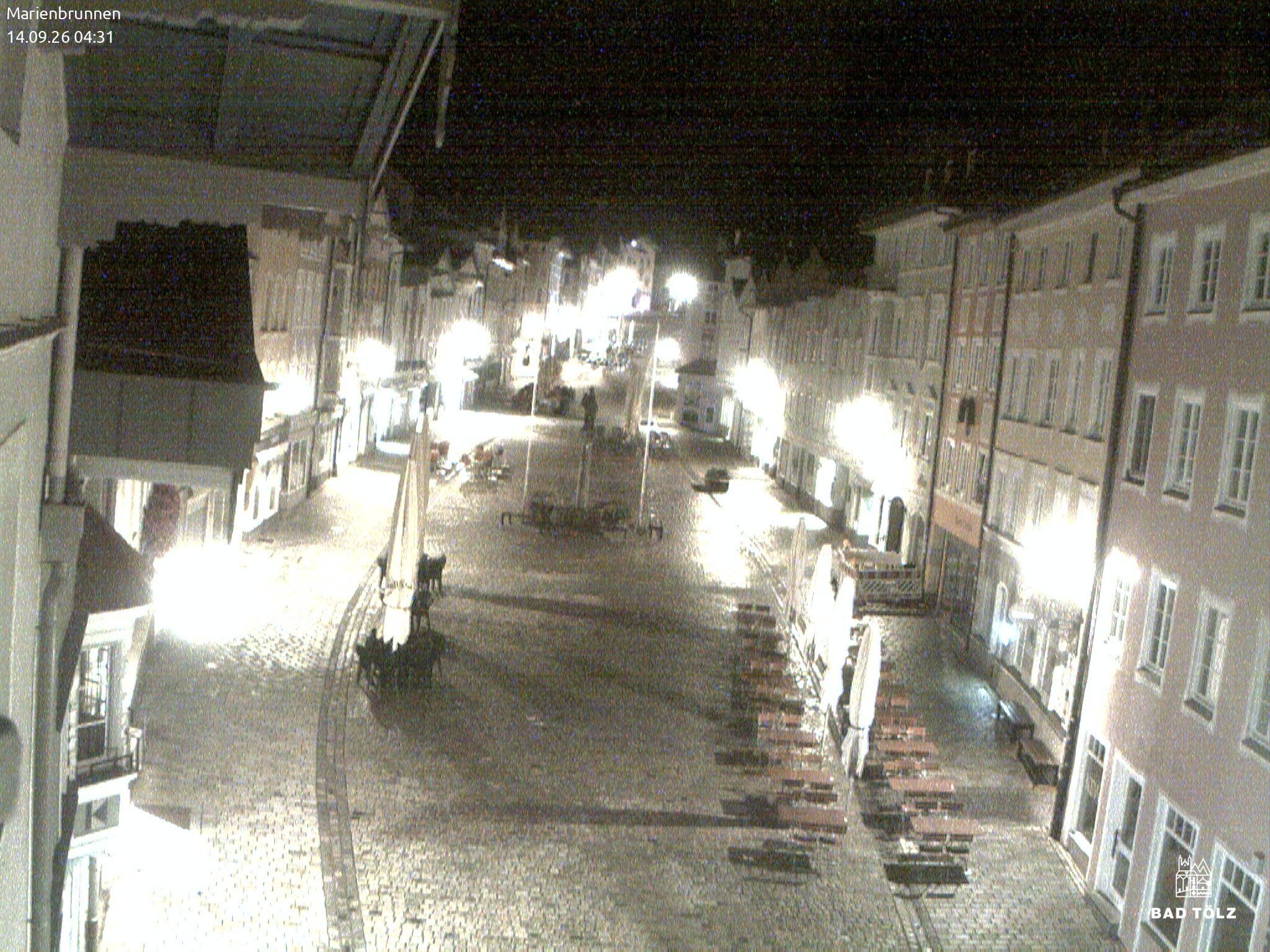 Archived image Webcam Marienbrunnen - Bad Tölz