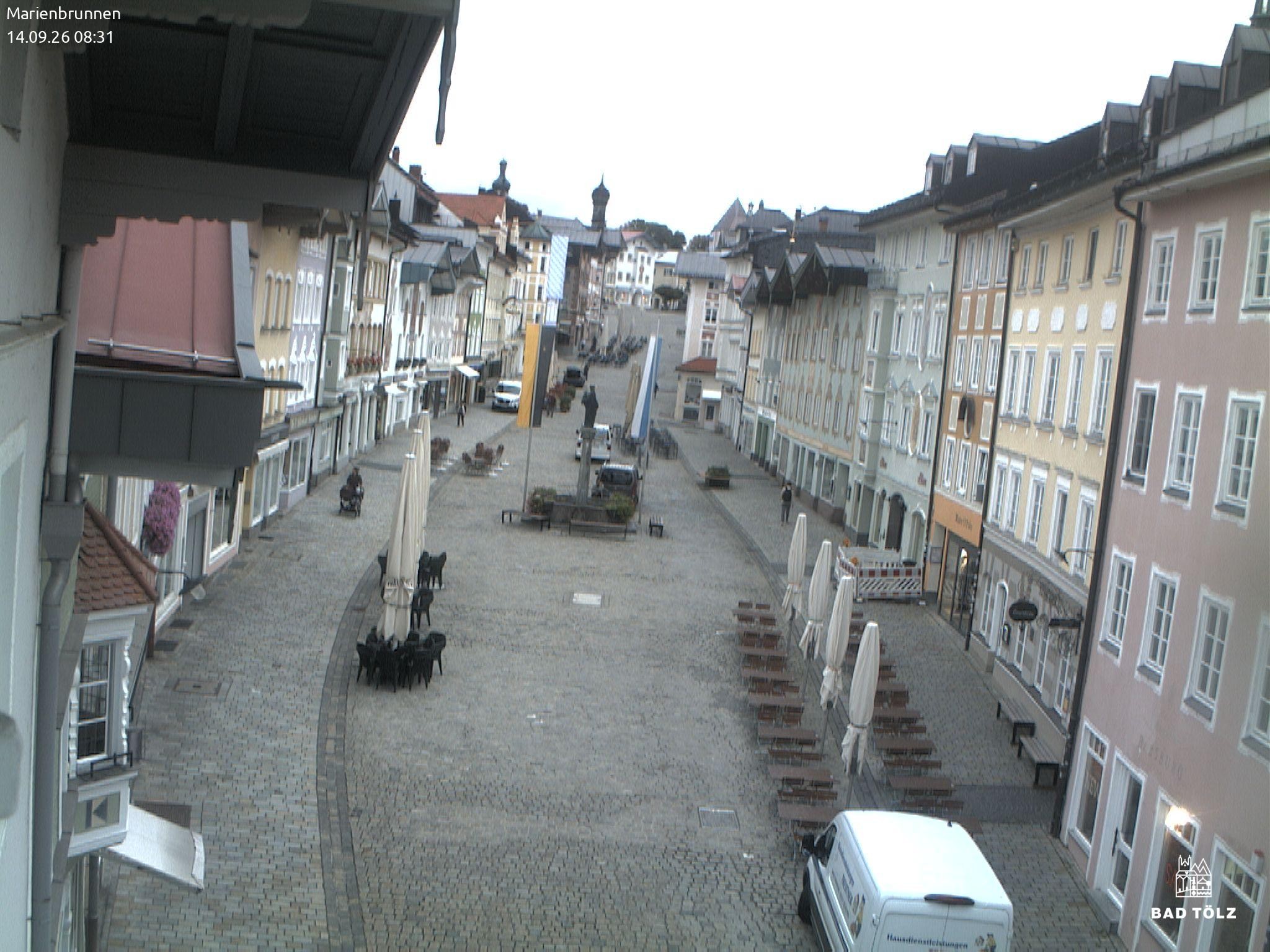 Archived image Webcam Marienbrunnen - Bad Tölz
