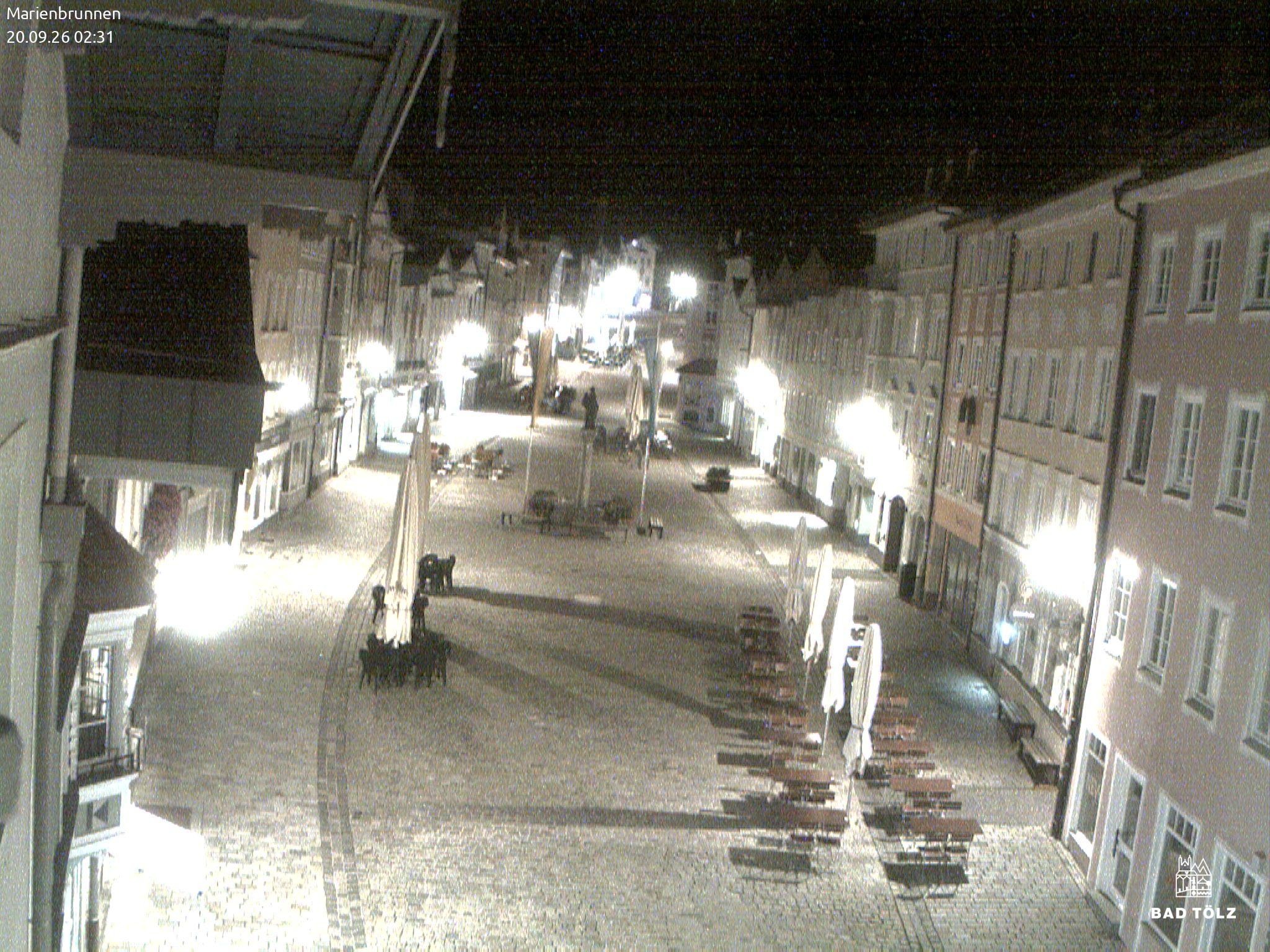 Archived image Webcam Marienbrunnen - Bad Tölz
