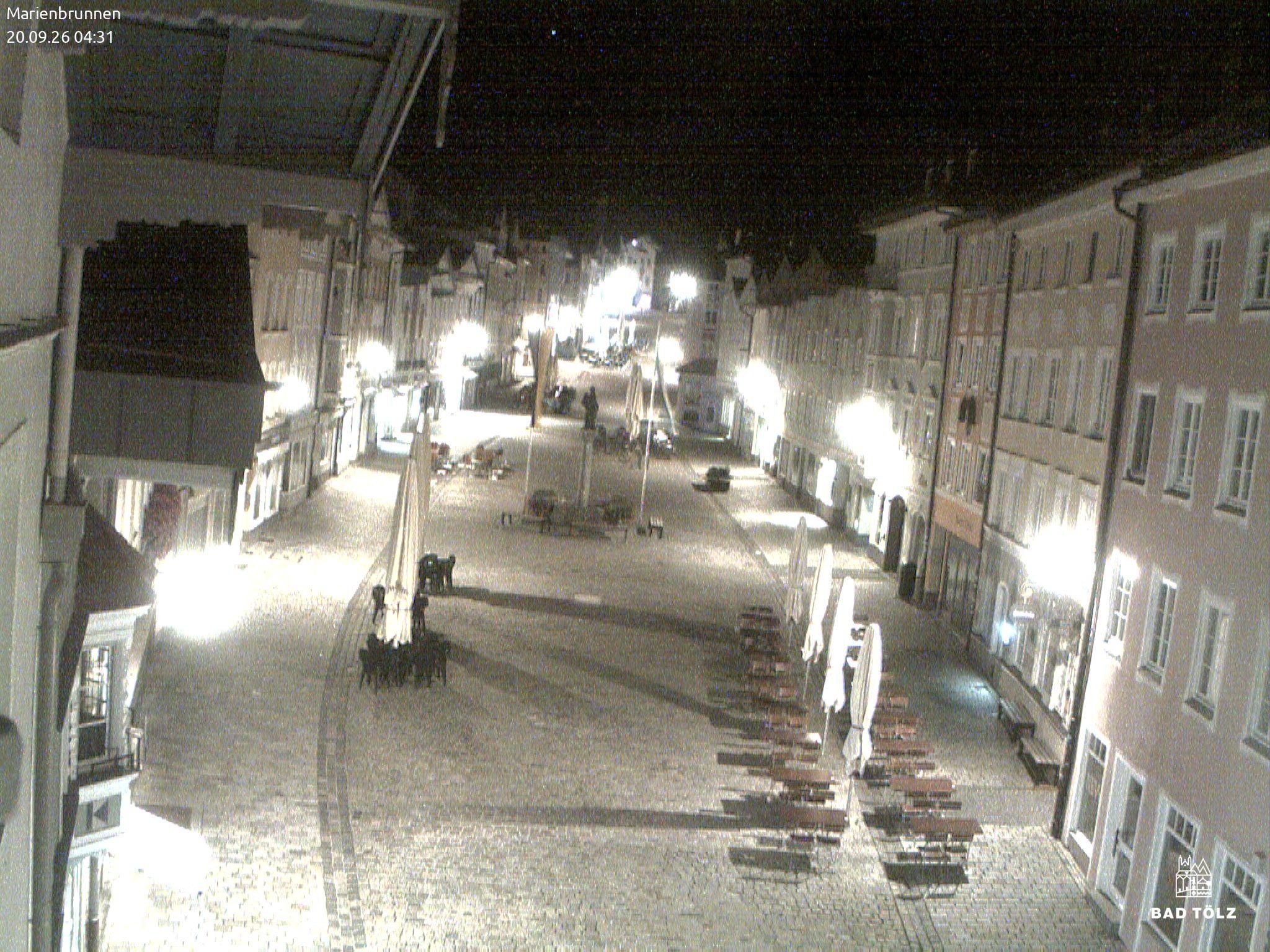 Archived image Webcam Marienbrunnen - Bad Tölz