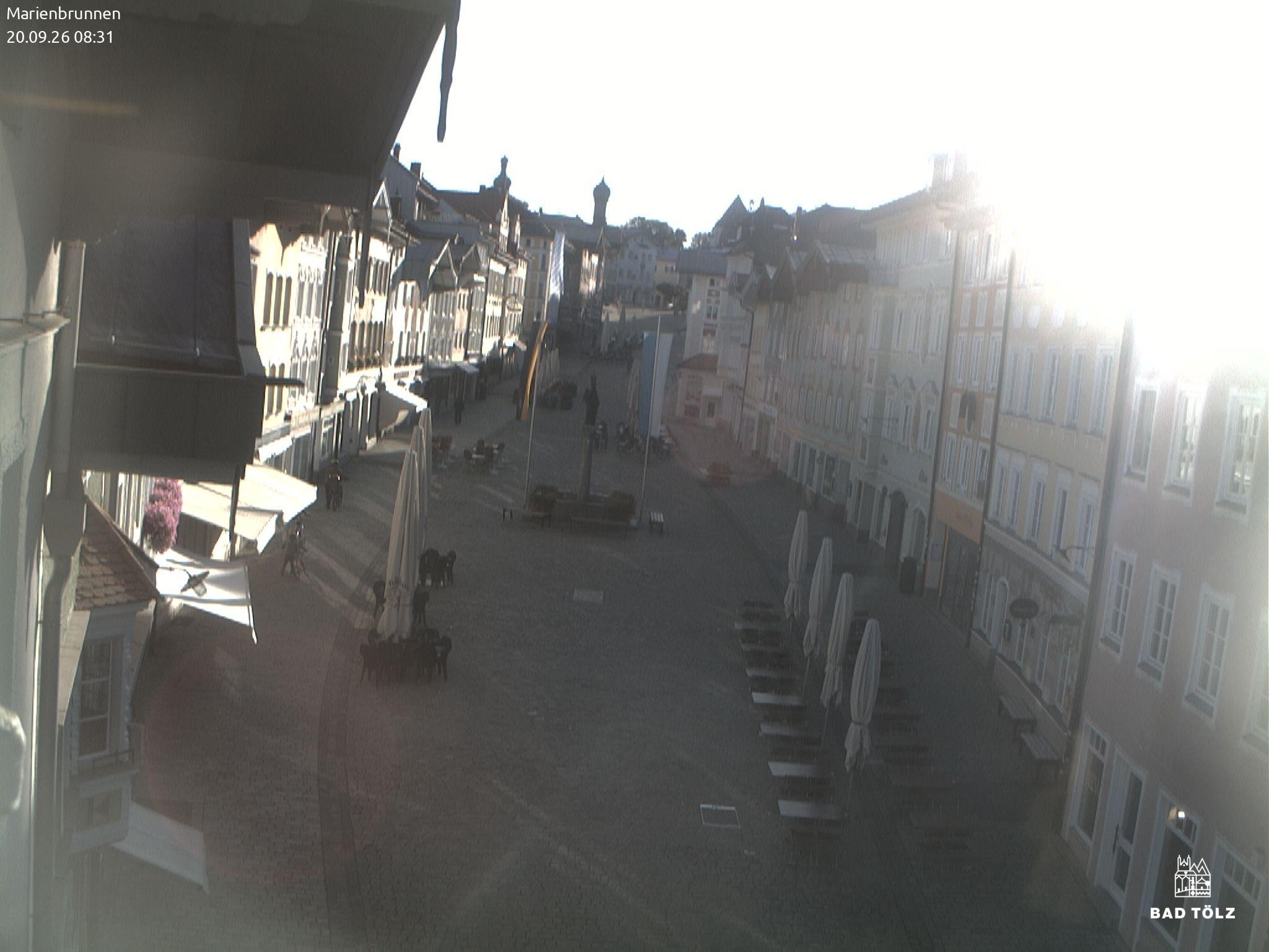 Archived image Webcam Marienbrunnen - Bad Tölz
