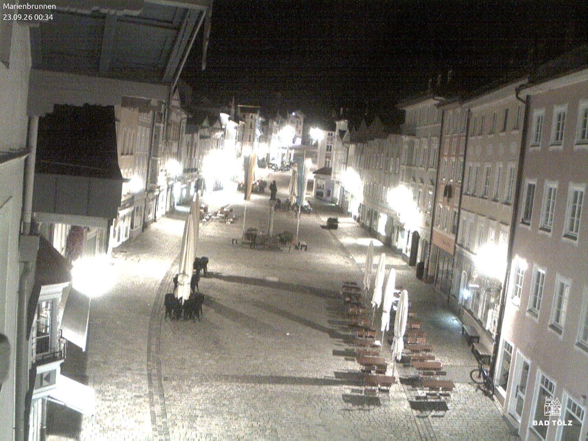 Archived image Webcam Marienbrunnen - Bad Tölz