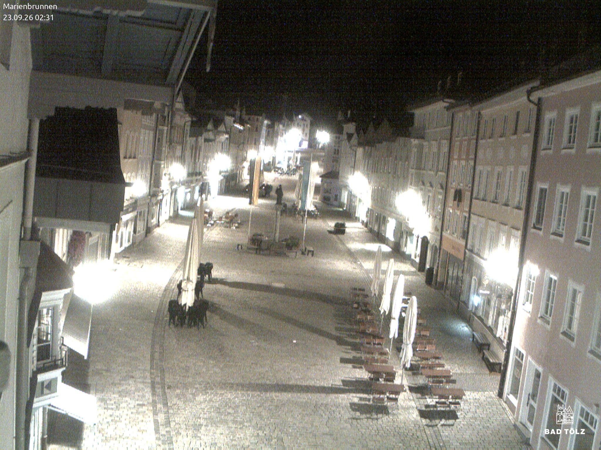 Archived image Webcam Marienbrunnen - Bad Tölz