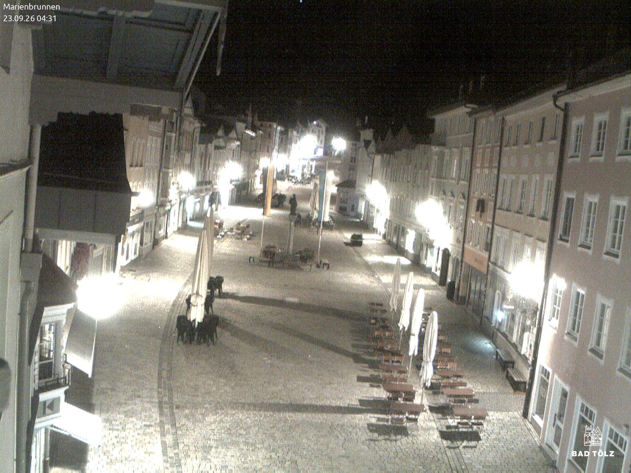 Archived image Webcam Marienbrunnen - Bad Tölz
