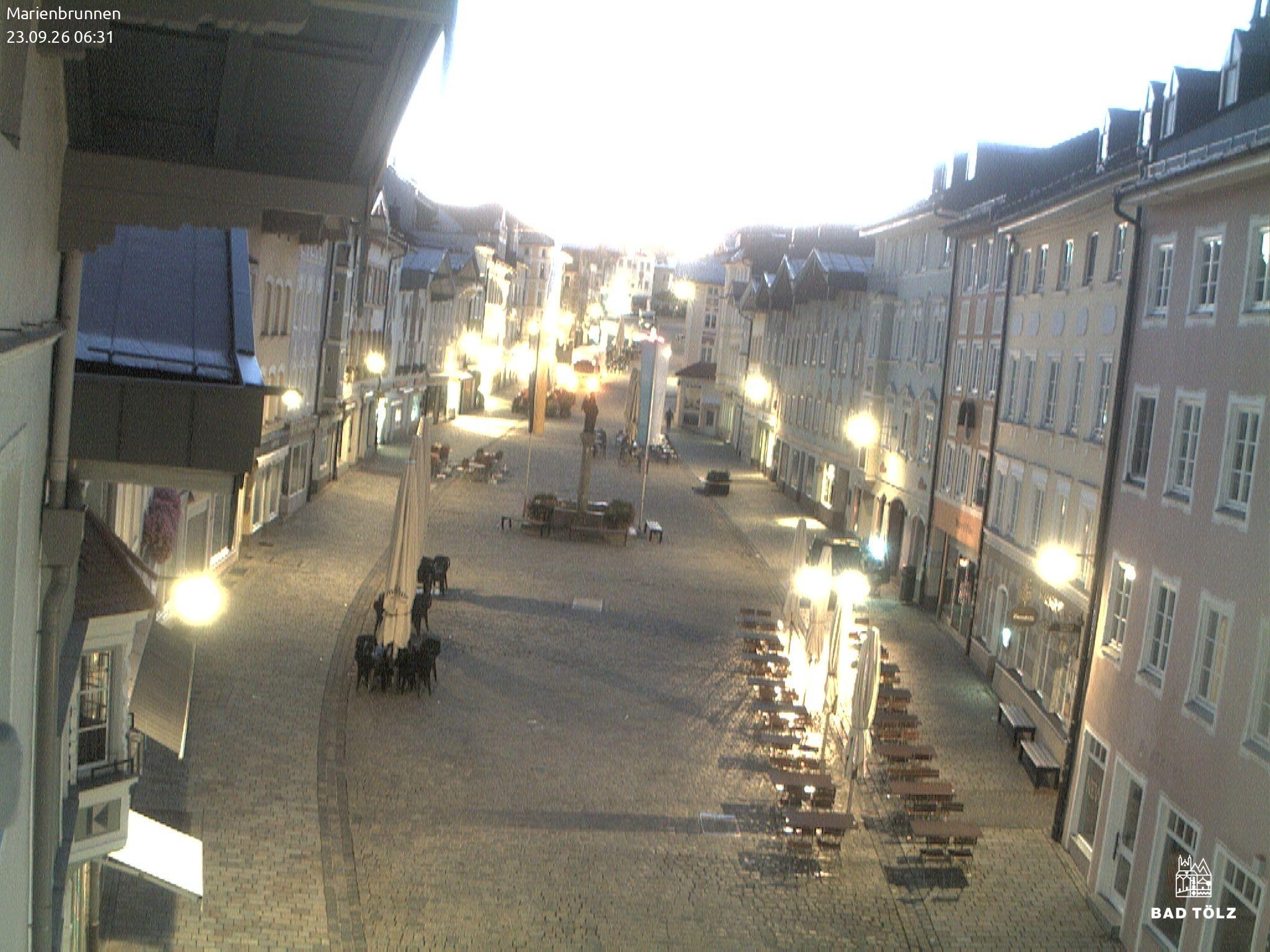Archived image Webcam Marienbrunnen - Bad Tölz