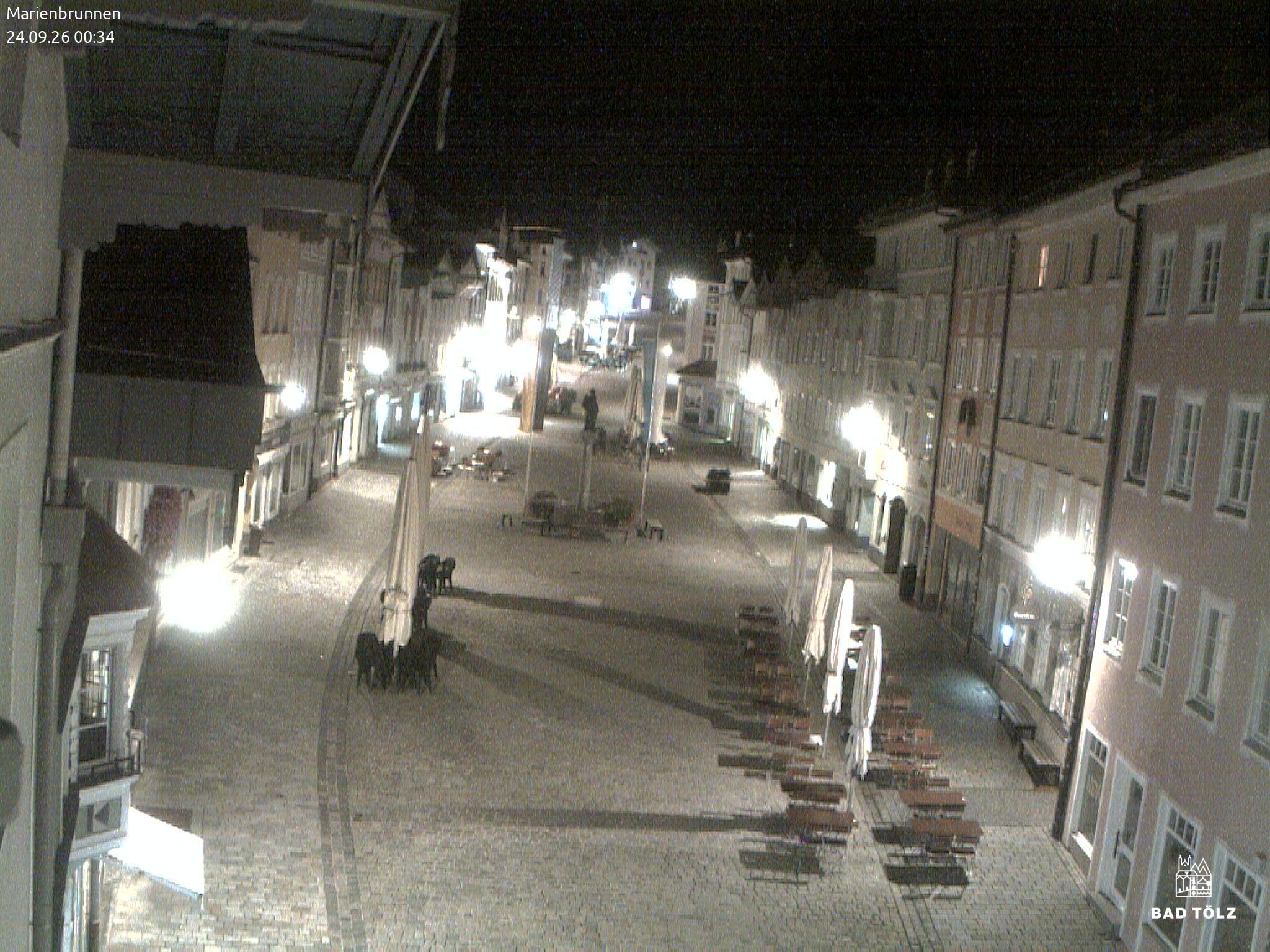 Archived image Webcam Marienbrunnen - Bad Tölz