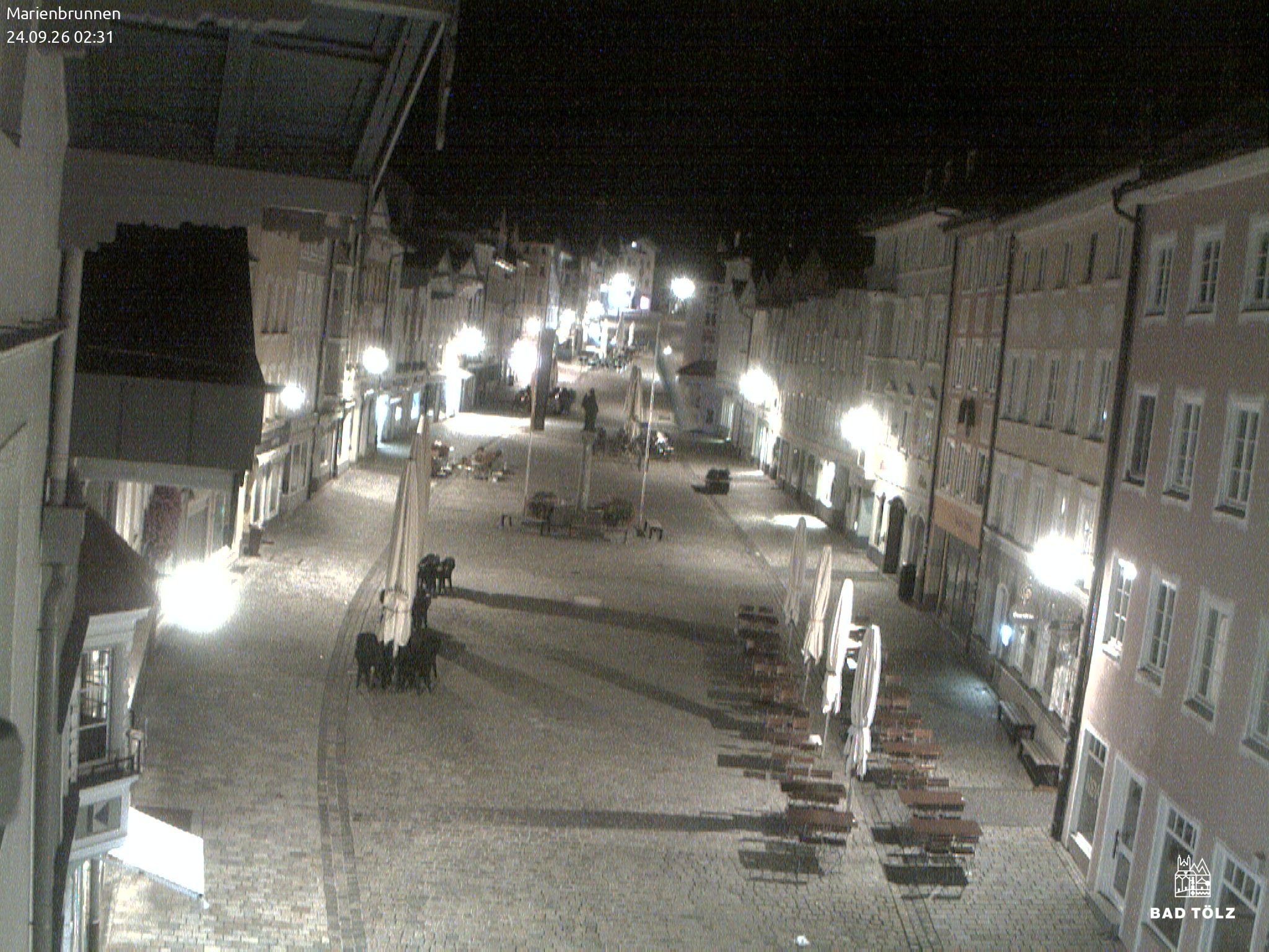 Archived image Webcam Marienbrunnen - Bad Tölz