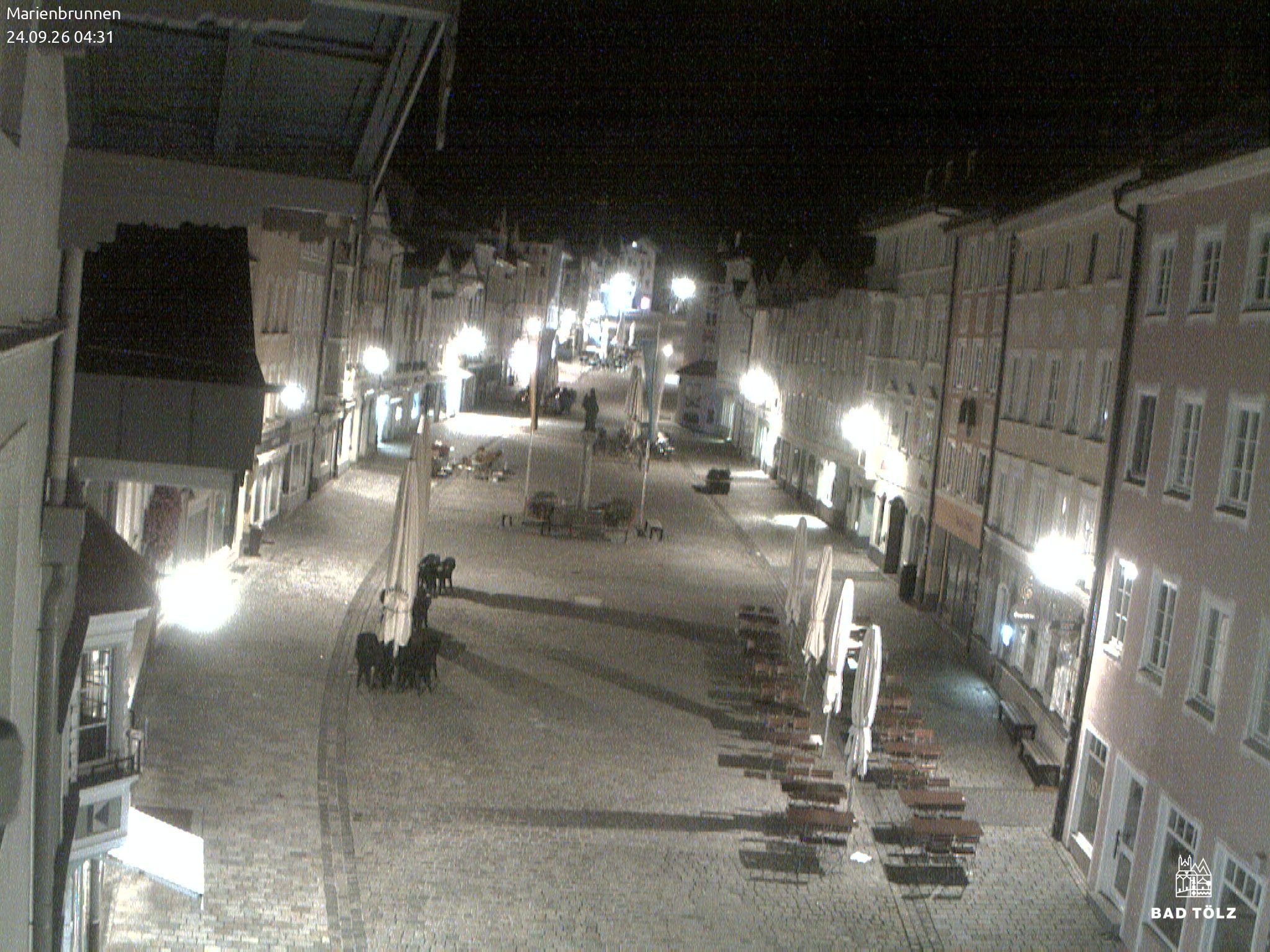 Archived image Webcam Marienbrunnen - Bad Tölz