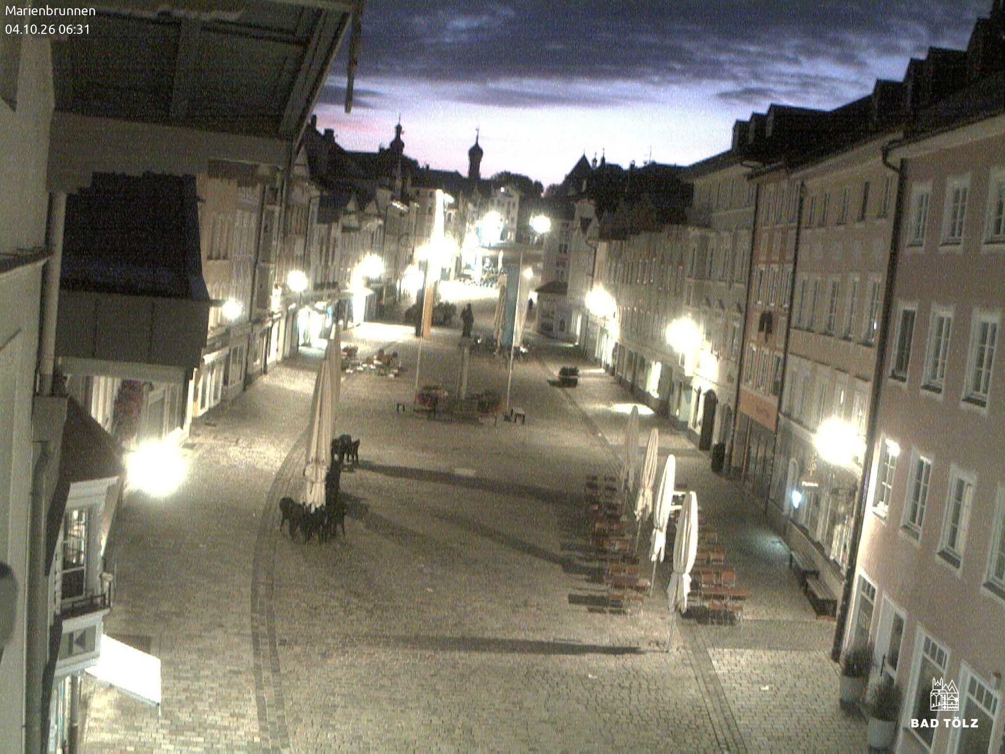 Archived image Webcam Marienbrunnen - Bad Tölz
