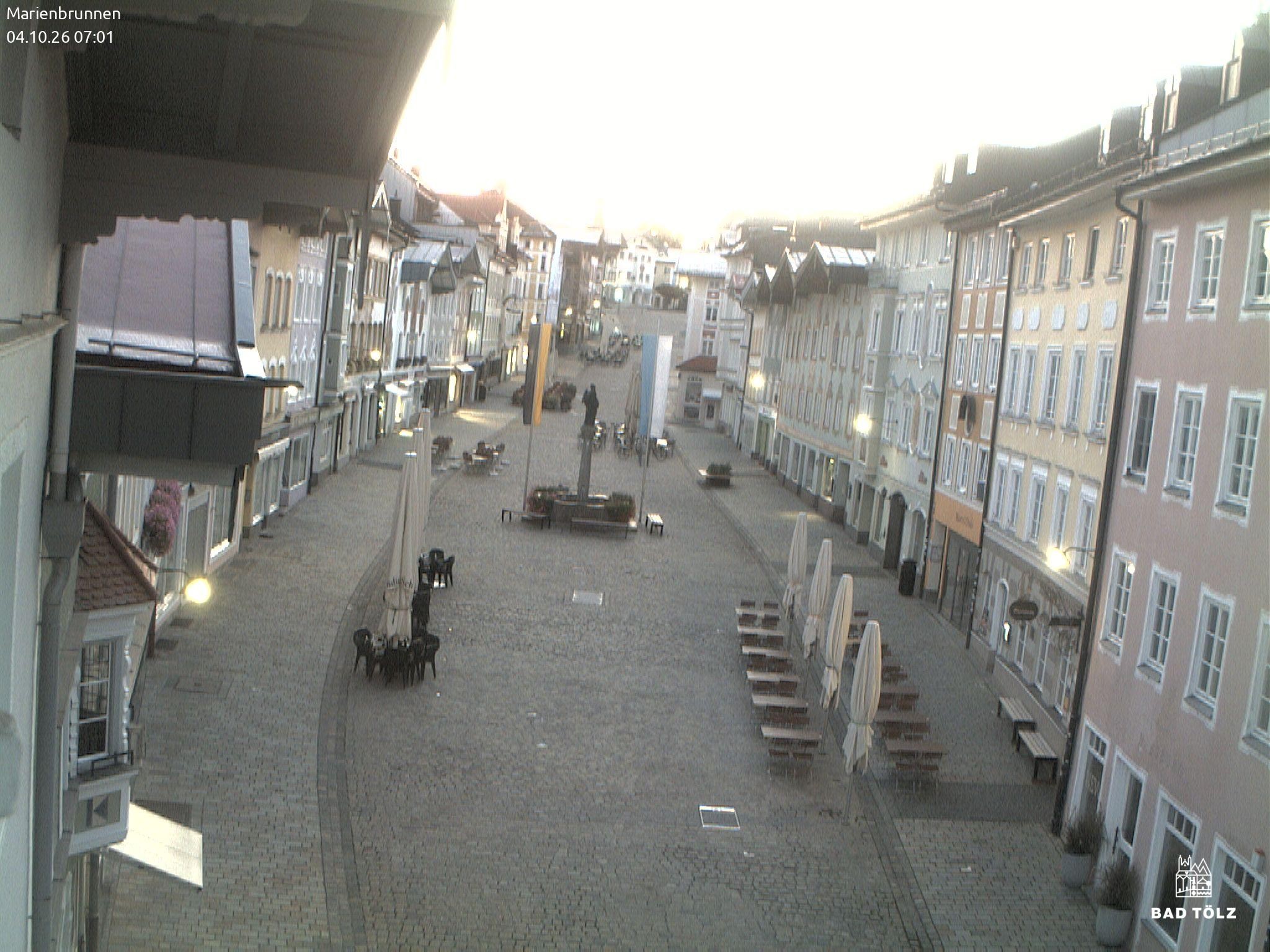 Archived image Webcam Marienbrunnen - Bad Tölz