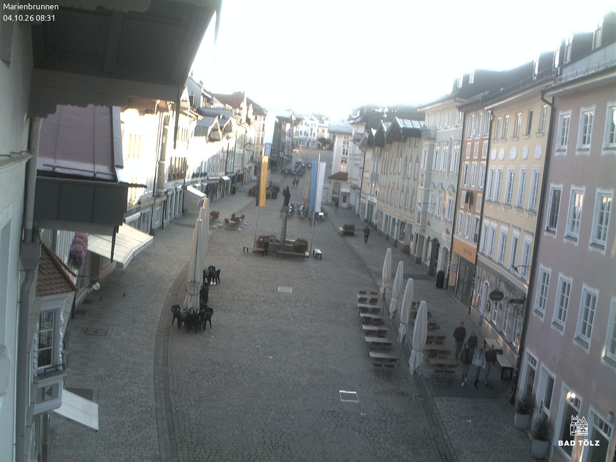 Archived image Webcam Marienbrunnen - Bad Tölz