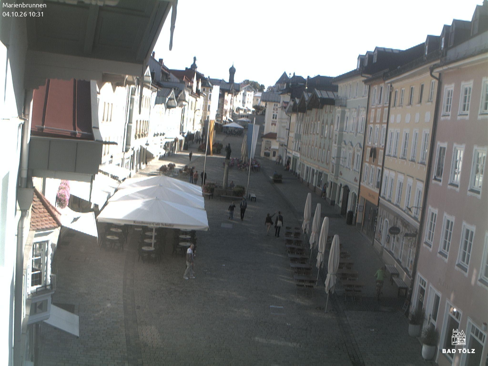 Archived image Webcam Marienbrunnen - Bad Tölz