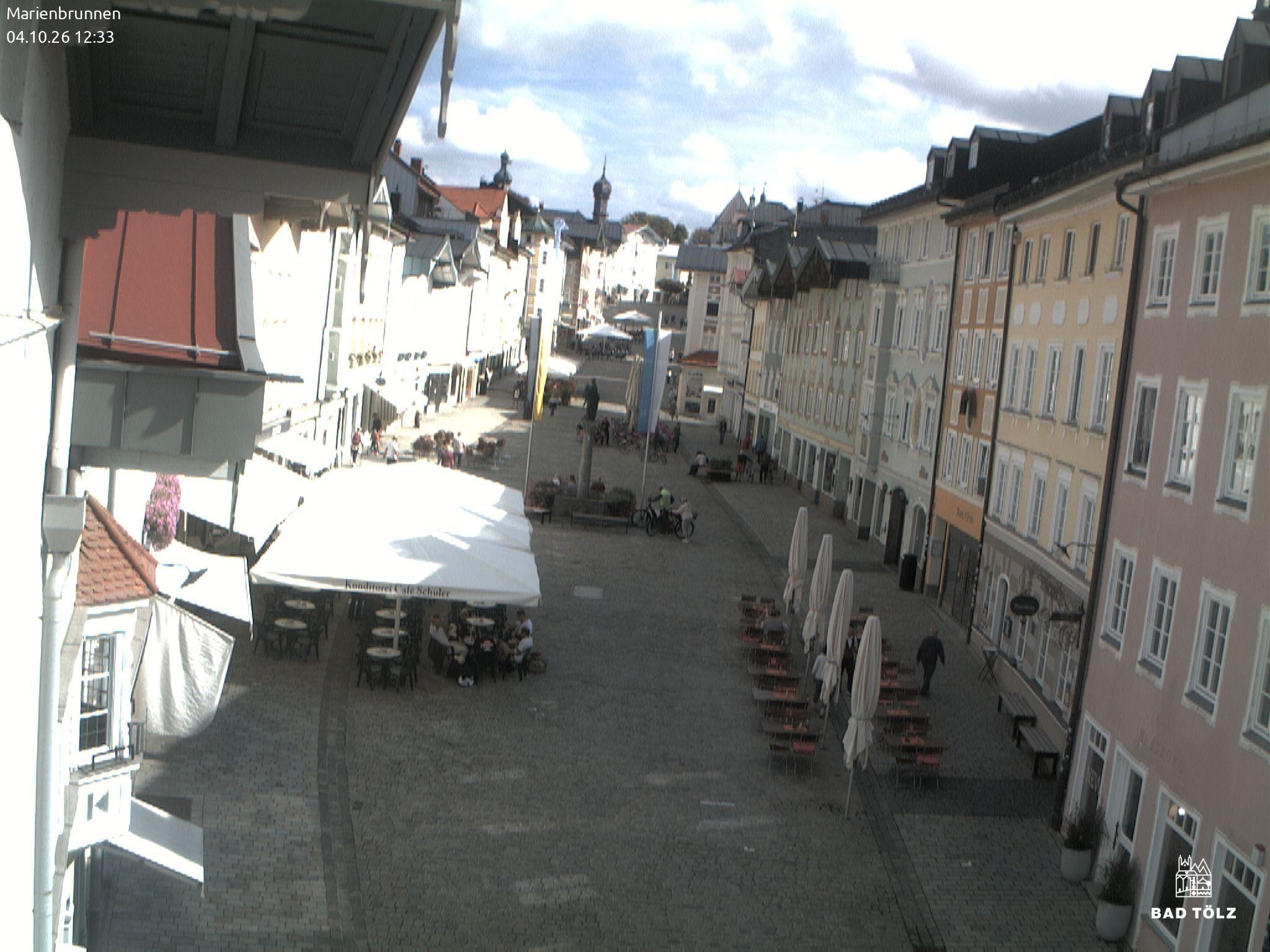 Archived image Webcam Marienbrunnen - Bad Tölz