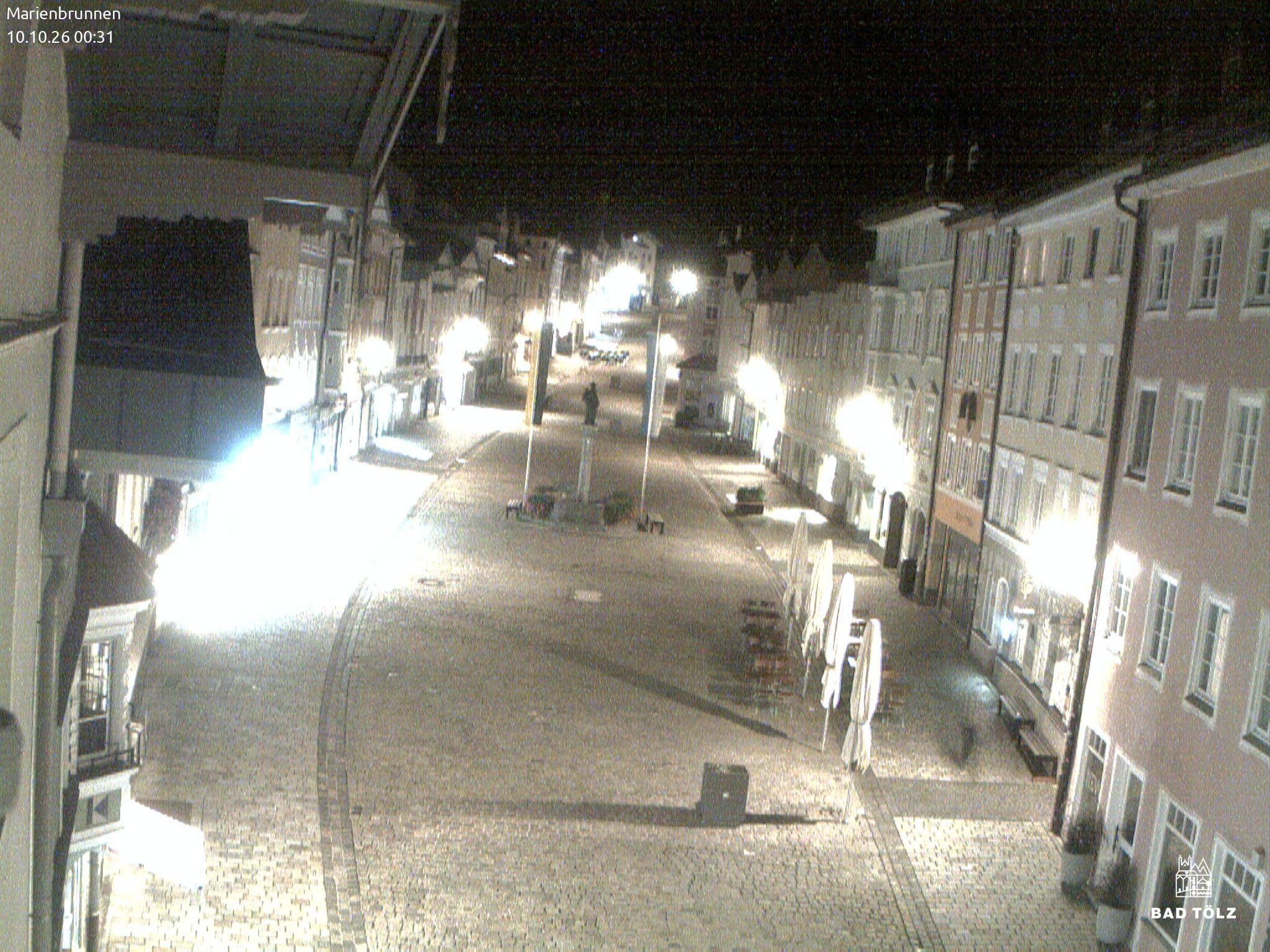 Archiv Foto Webcam Blick auf den Marienbrunnen Bad Tölz