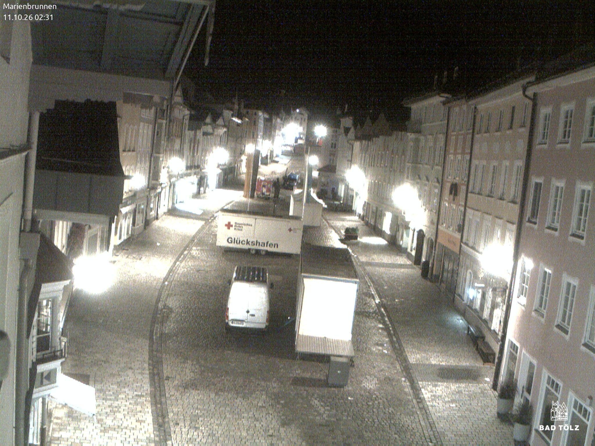 Archived image Webcam Marienbrunnen - Bad Tölz