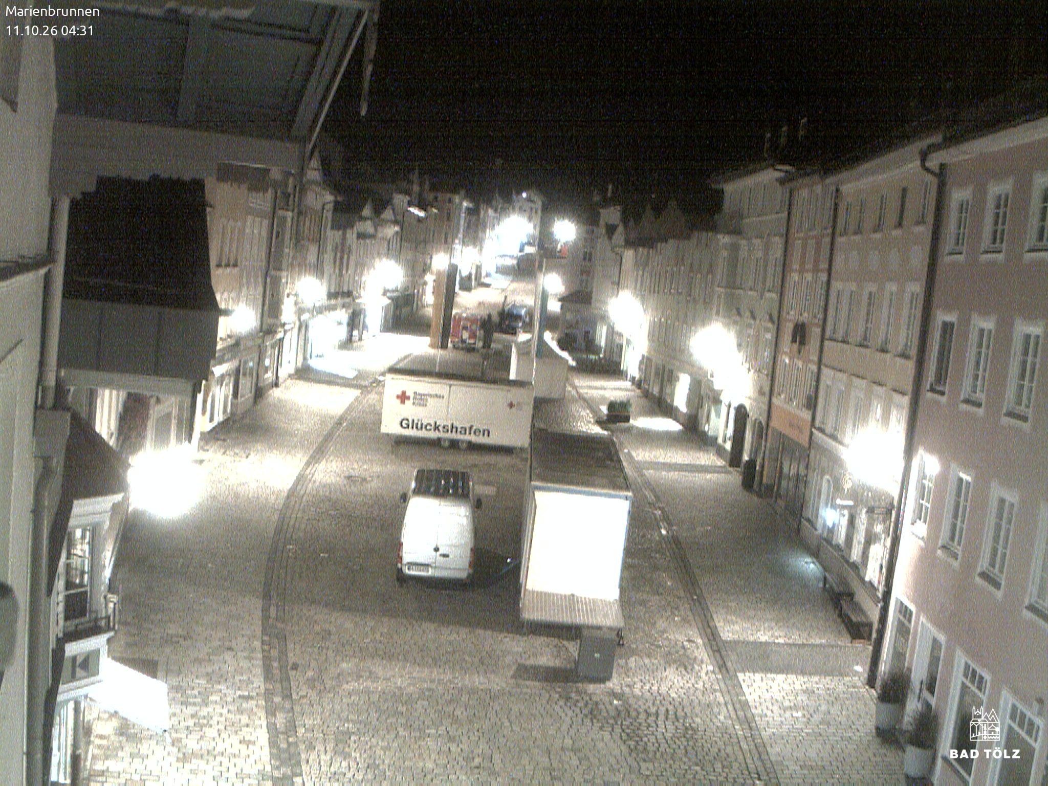 Archived image Webcam Marienbrunnen - Bad Tölz