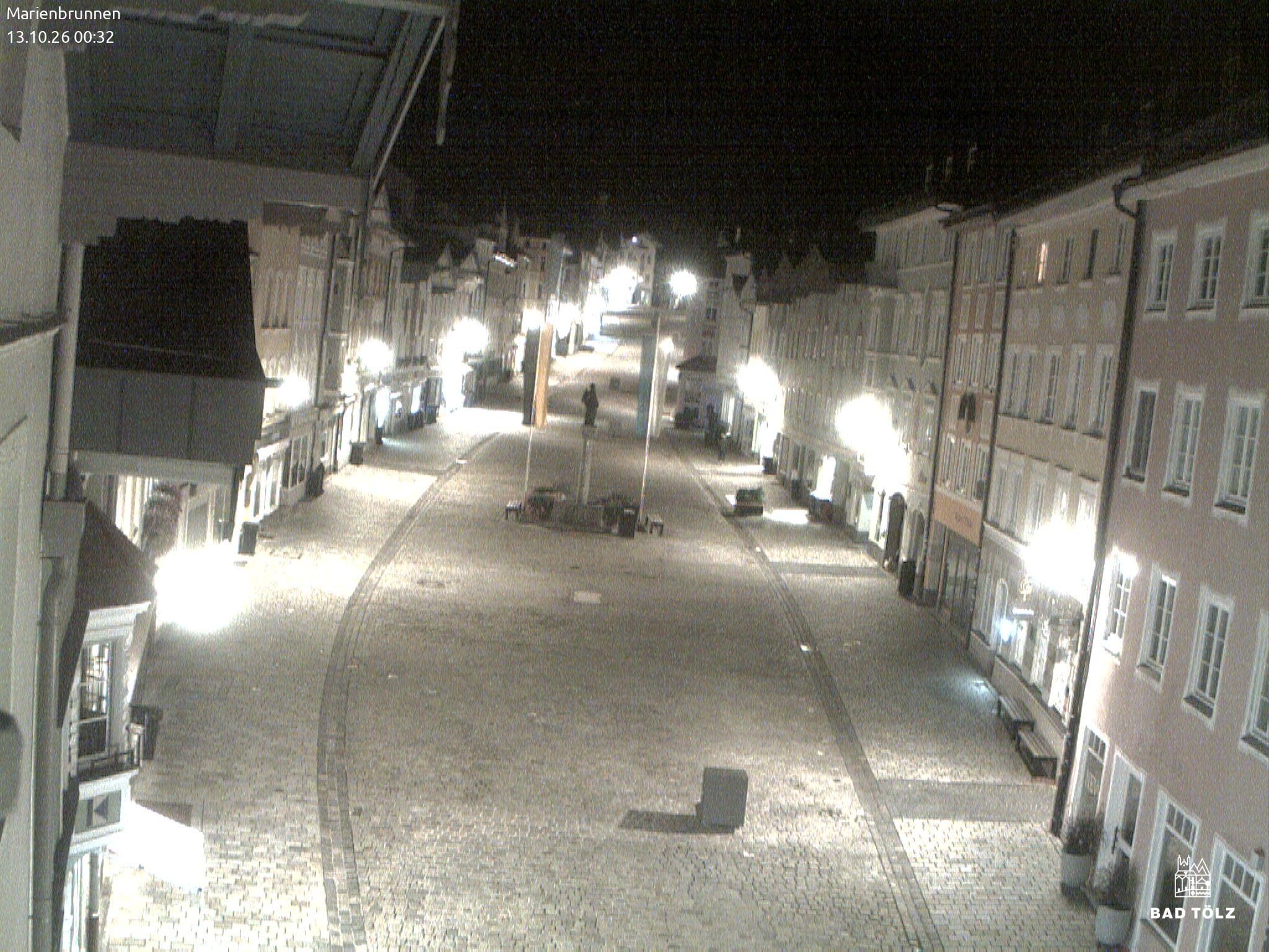 Archiv Foto Webcam Blick auf den Marienbrunnen Bad Tölz