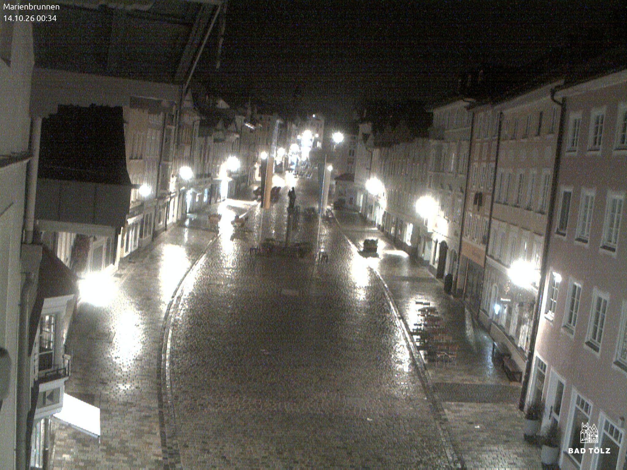 Archiv Foto Webcam Blick auf den Marienbrunnen Bad Tölz