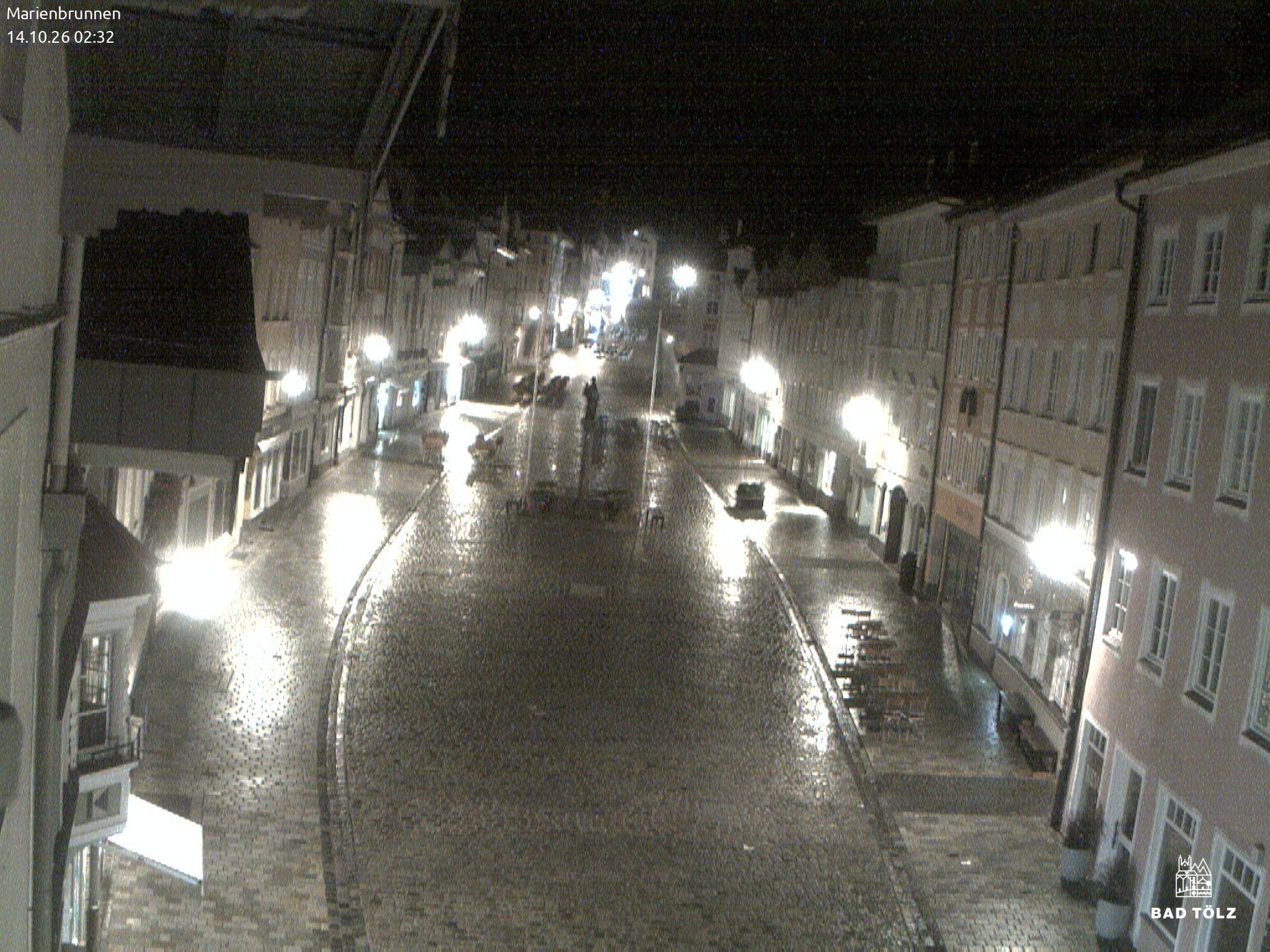 Archiv Foto Webcam Blick auf den Marienbrunnen Bad Tölz