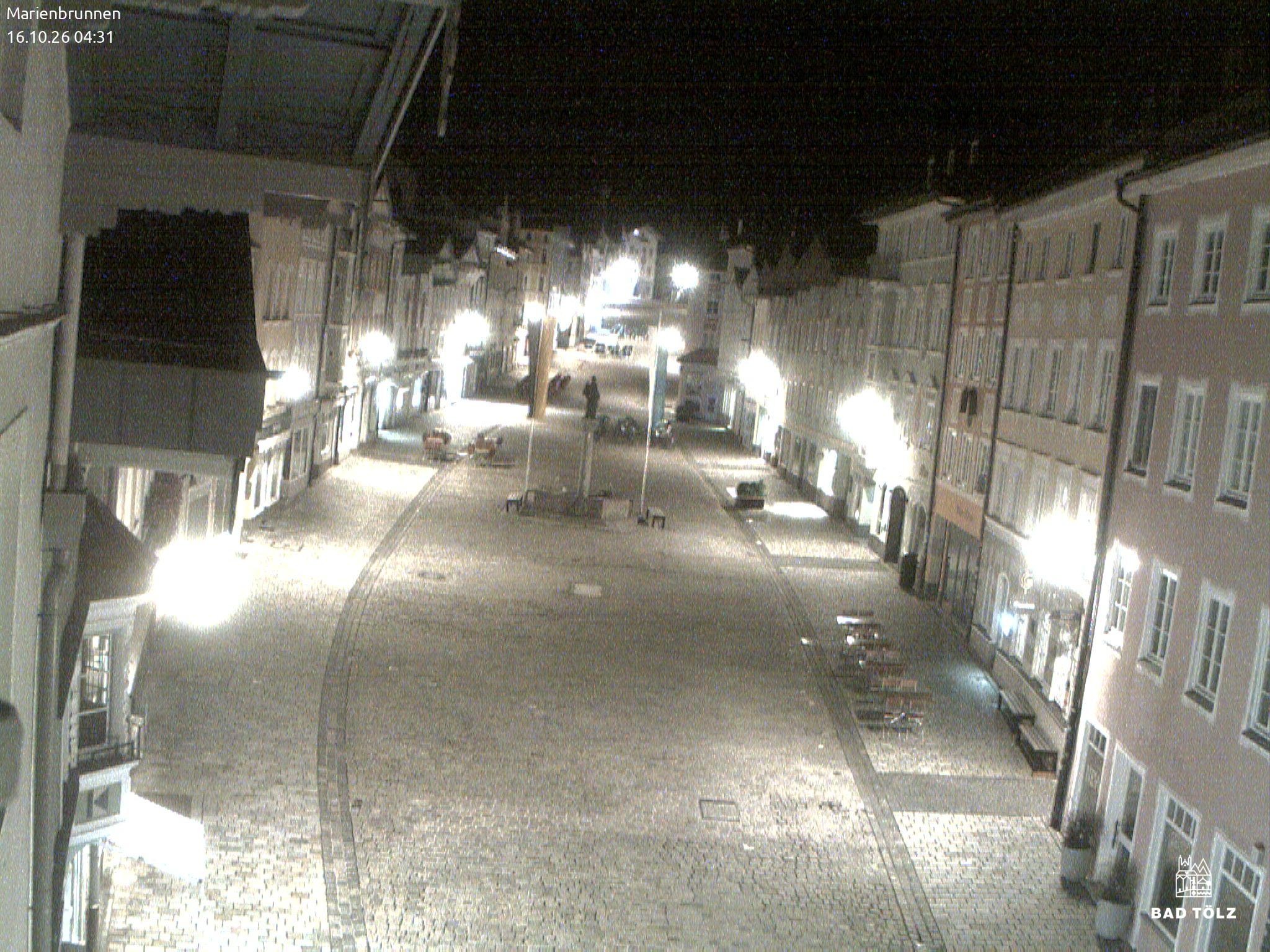 Archived image Webcam Marienbrunnen - Bad Tölz