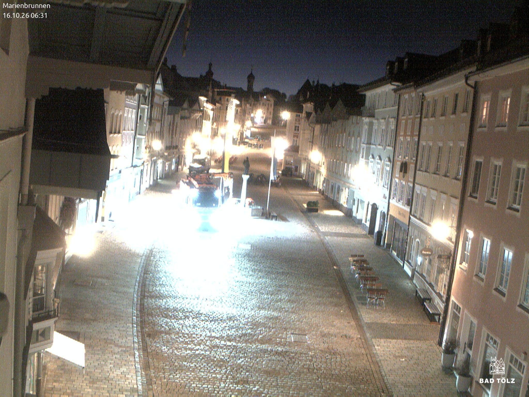 Archived image Webcam Marienbrunnen - Bad Tölz