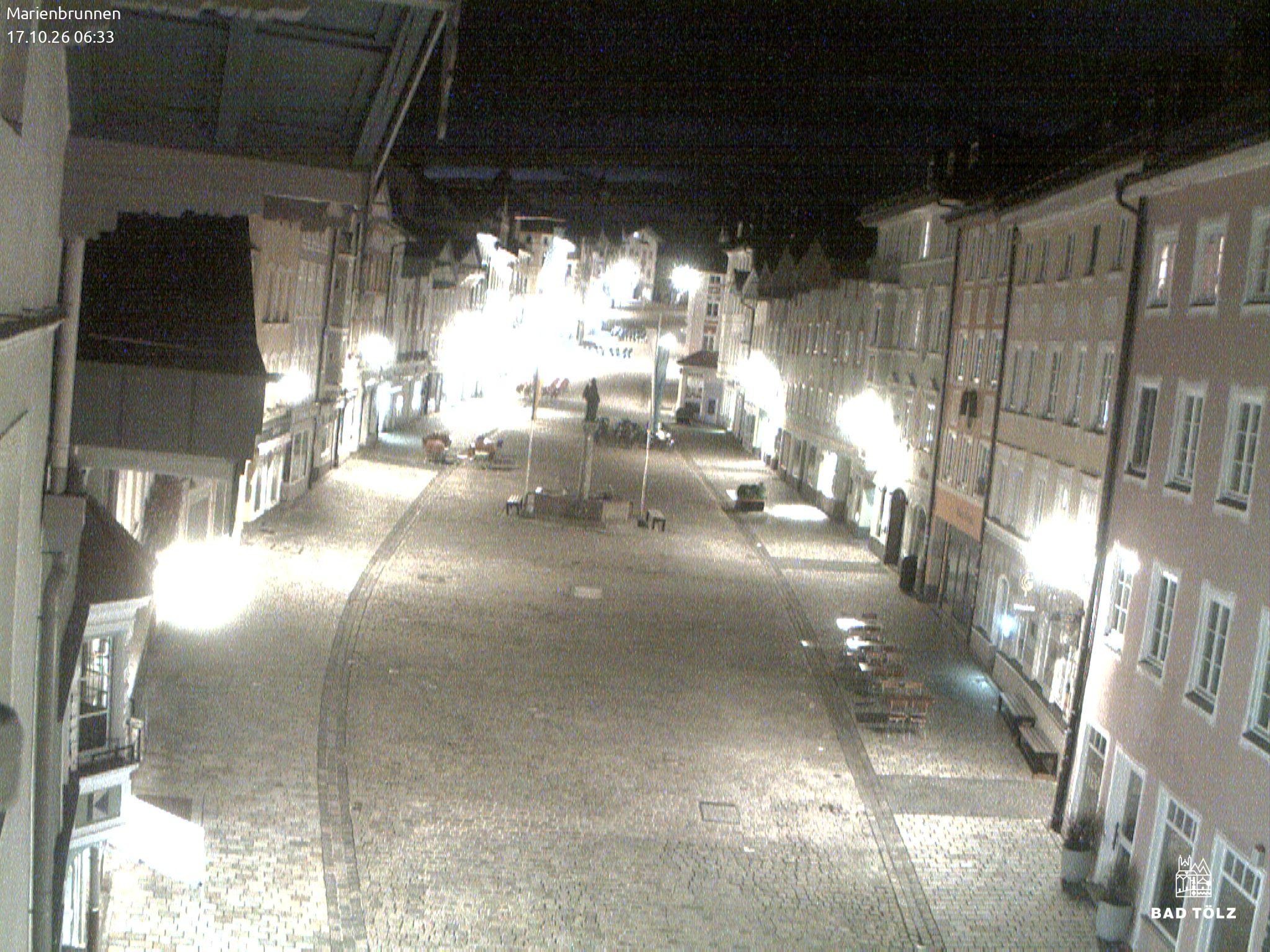 Archived image Webcam Marienbrunnen - Bad Tölz