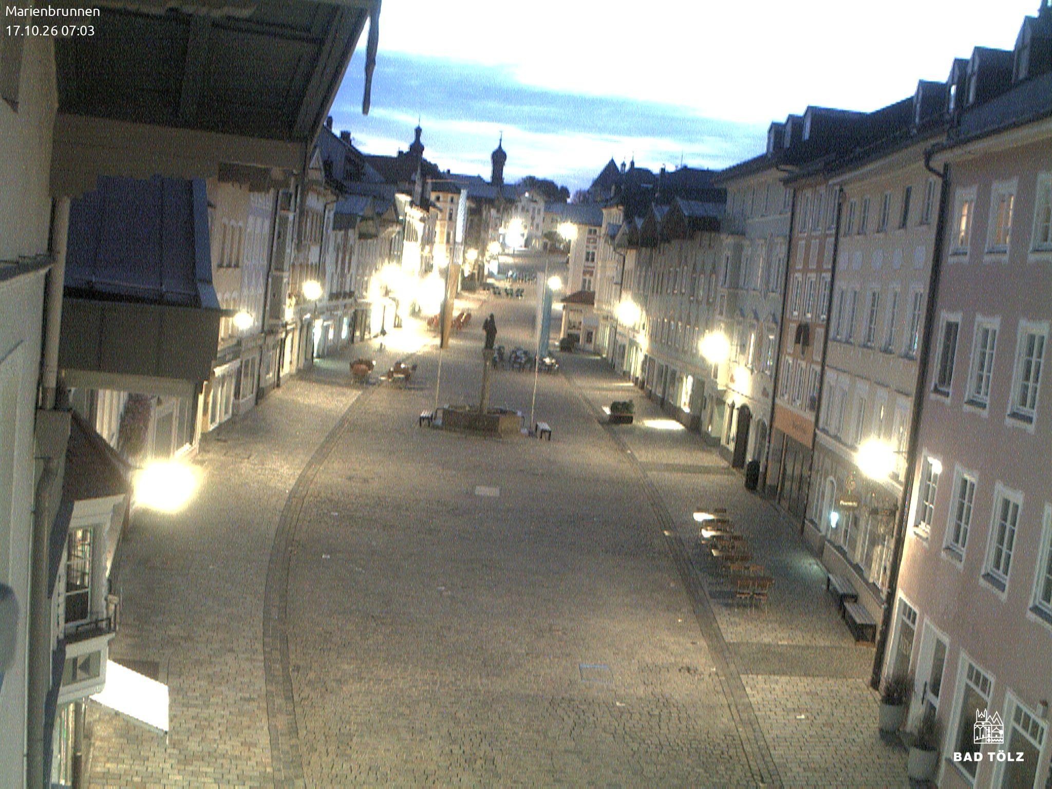 Archived image Webcam Marienbrunnen - Bad Tölz