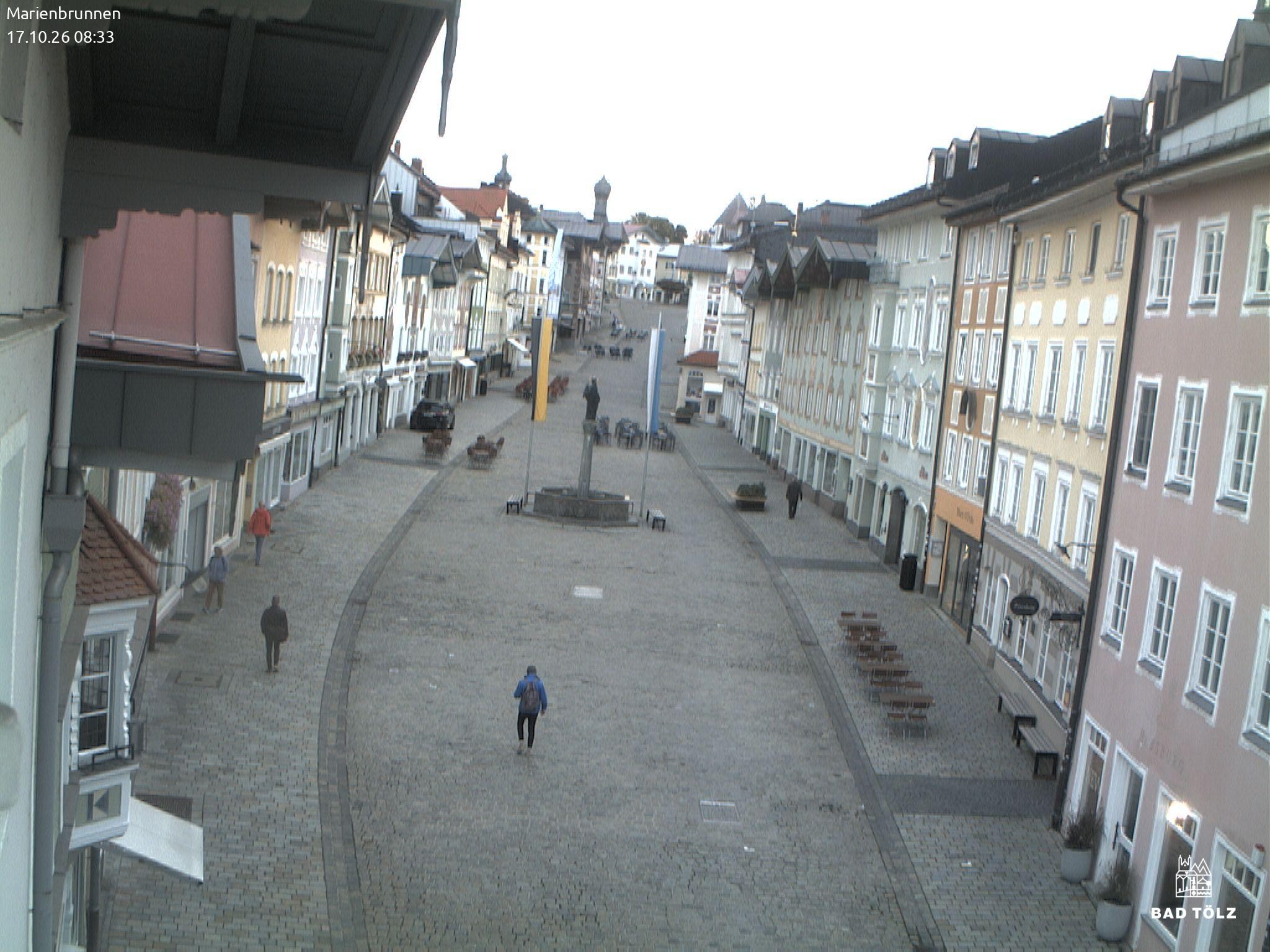 Archived image Webcam Marienbrunnen - Bad Tölz