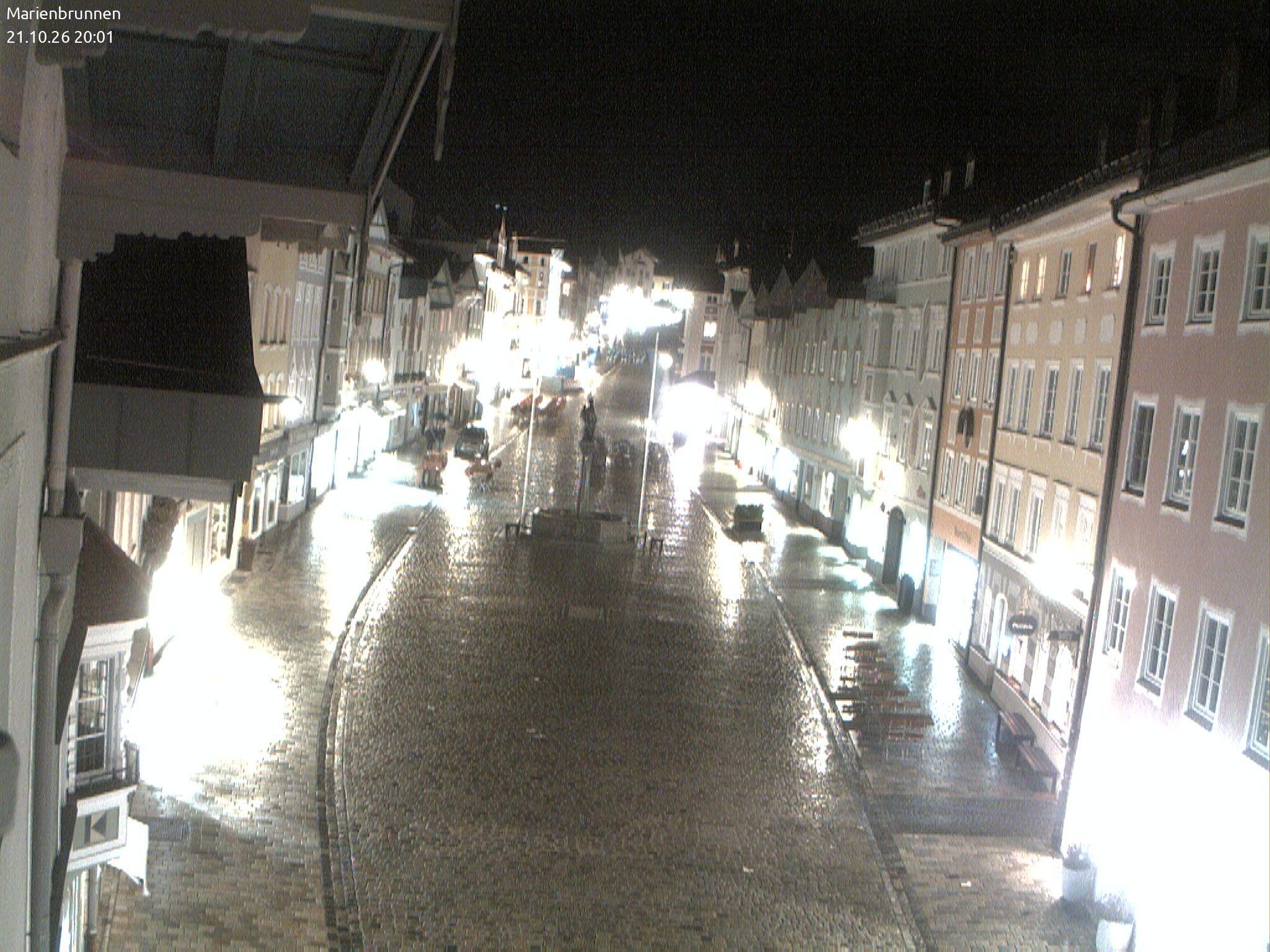 Archiv Foto Webcam Blick auf den Marienbrunnen Bad Tölz