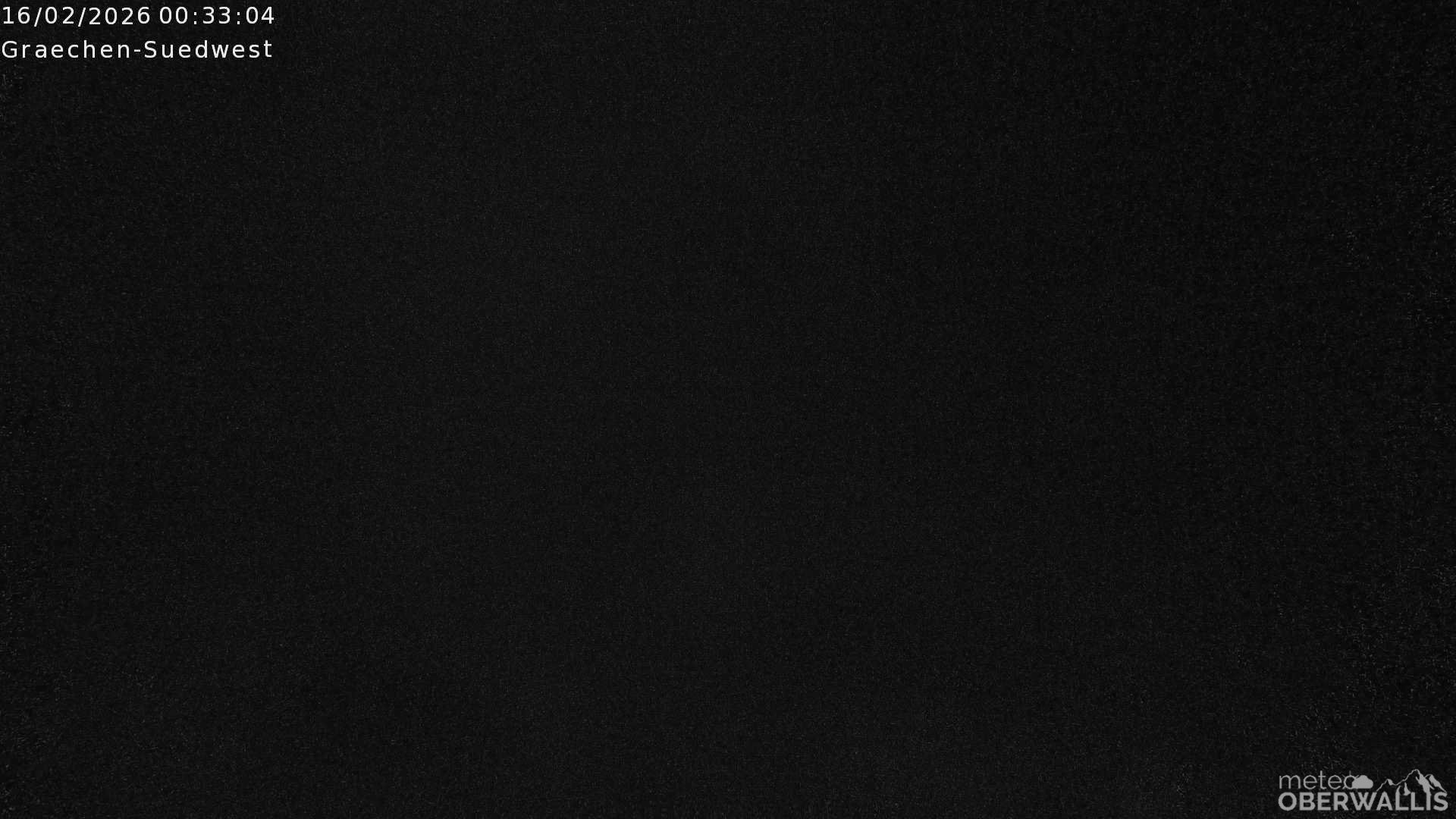 Archiv Foto Webcam Grächen - Blick nach Süd-West