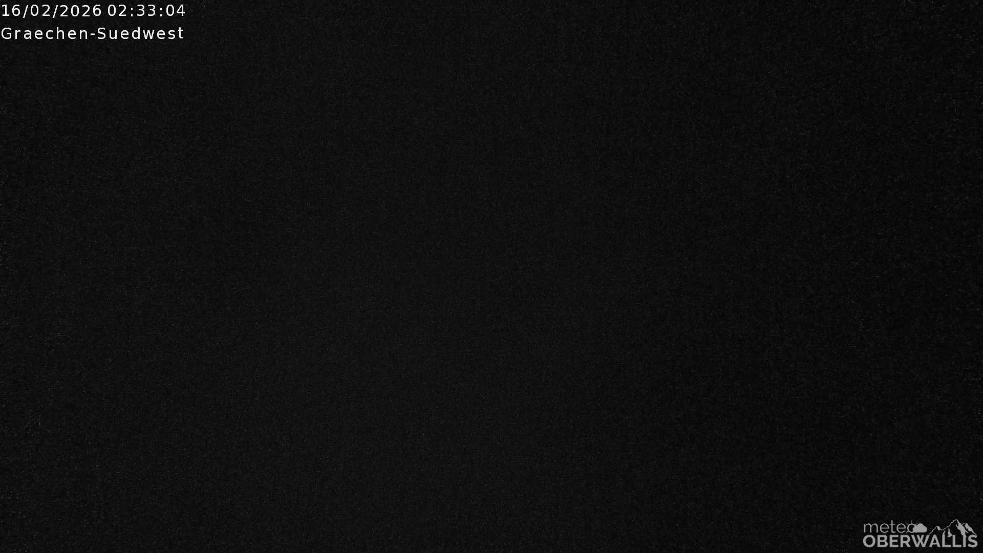 Archiv Foto Webcam Grächen - Blick nach Süd-West