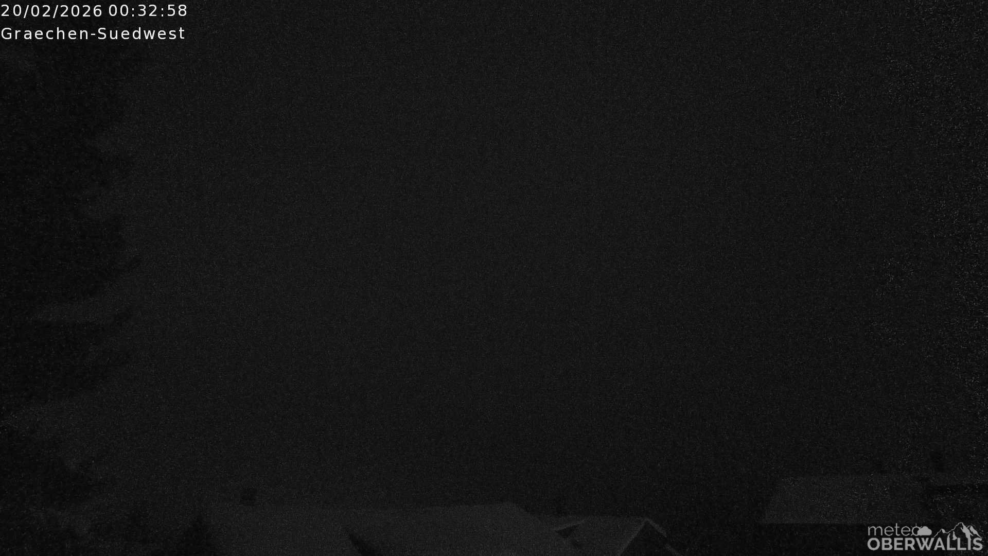 Archiv Foto Webcam Grächen - Blick nach Süd-West