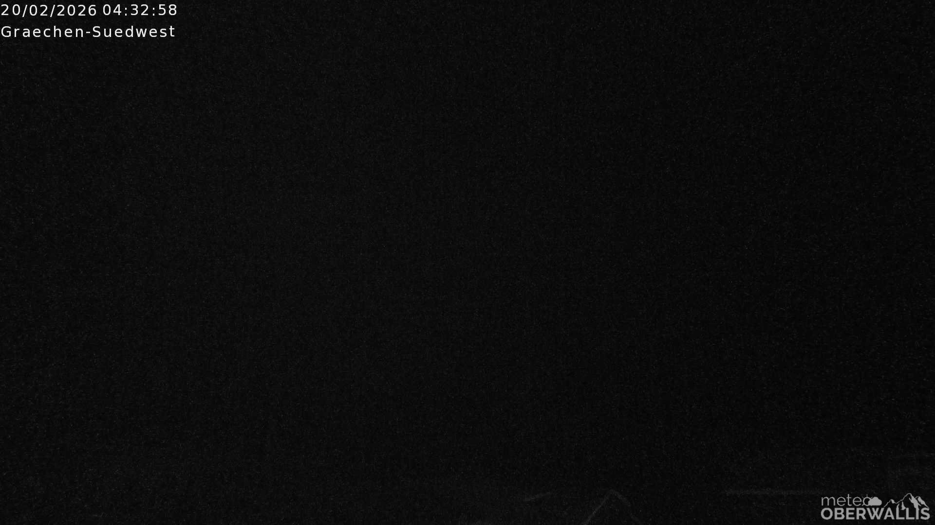 Archiv Foto Webcam Grächen - Blick nach Süd-West